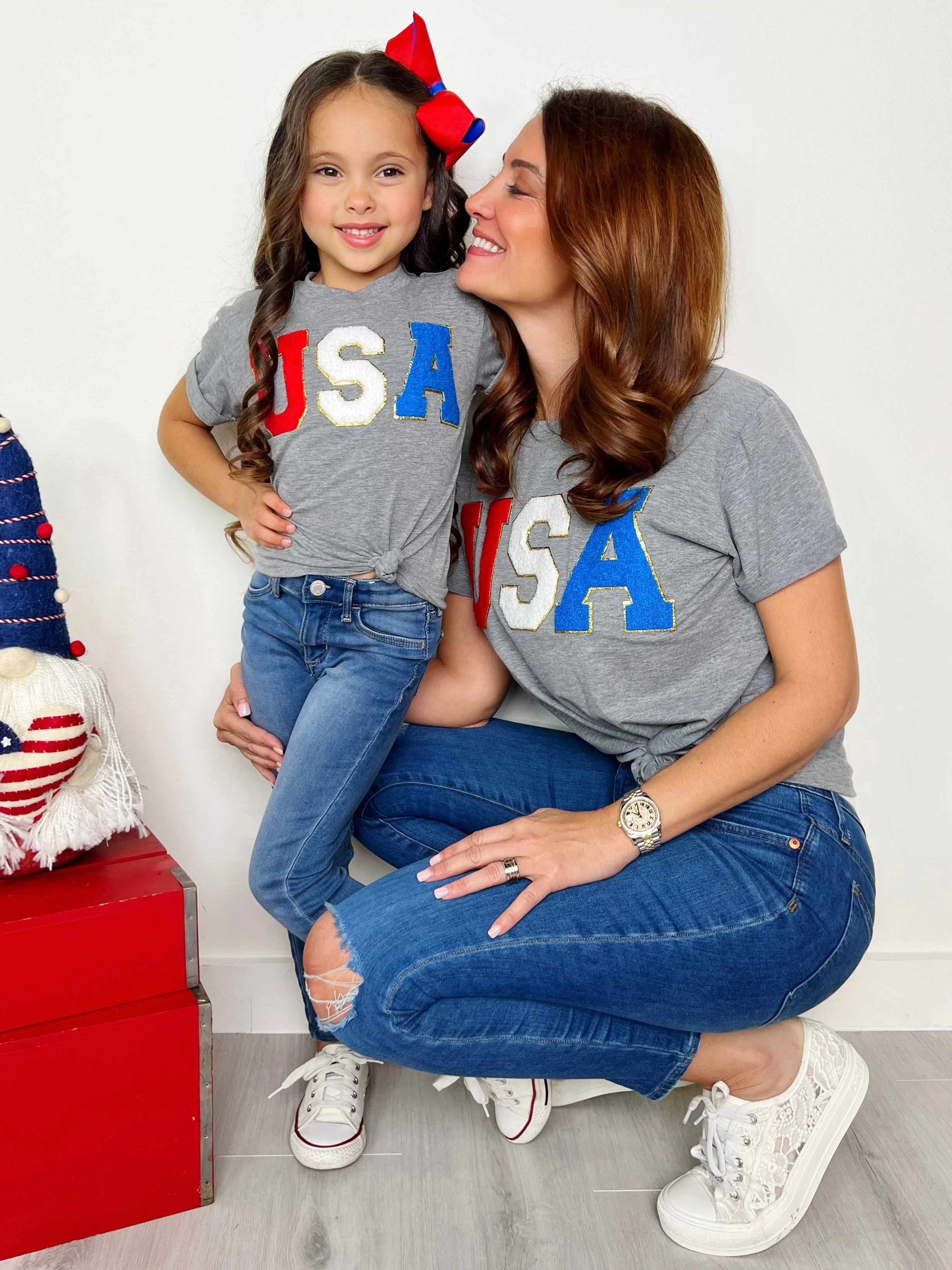 Mommy and Me Twindependence USA Top - Image 5