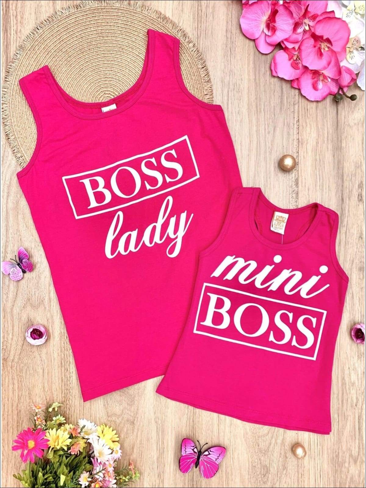 Mommy and Me Boss Besties Tank Top - Image 7