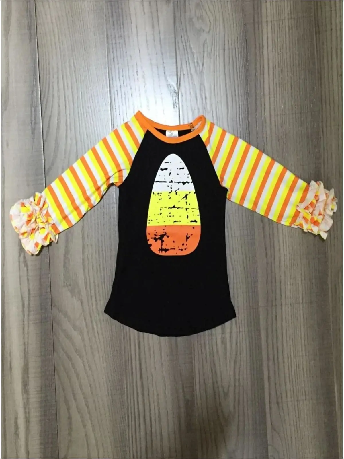 Mommy and Me Candy Corn Raglan Top - Image 6