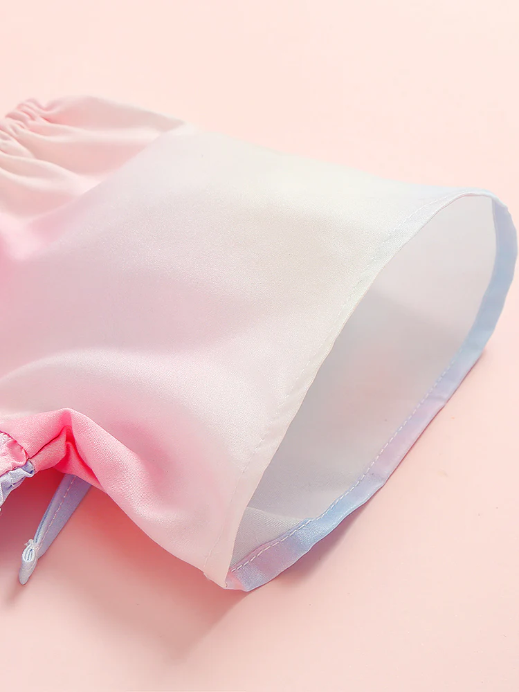Mommy and Me Cotton Candy Pastel Smocked Midi Dress - Image 9
