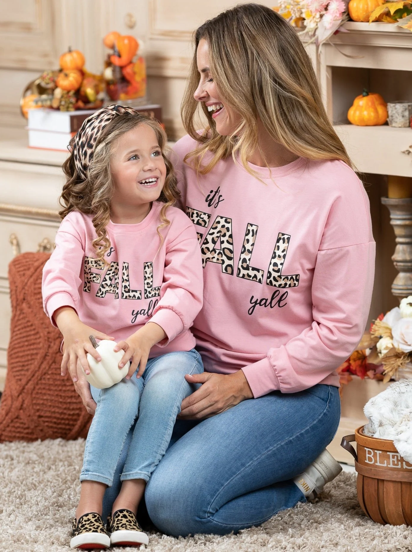 Mommy and Me Fall Y'all Long Sleeve Top - Image 3
