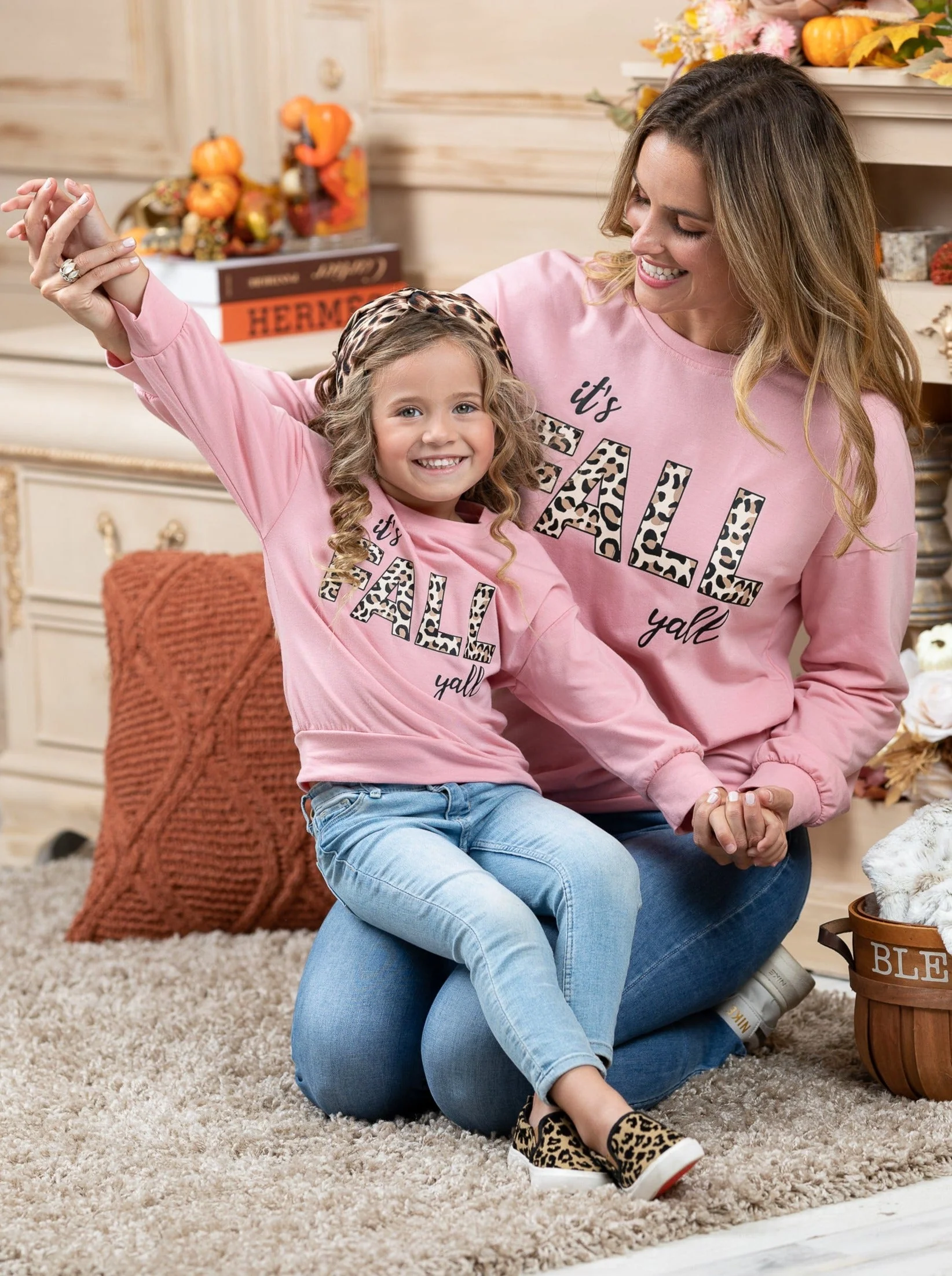 Mommy and Me Fall Y'all Long Sleeve Top - Image 4