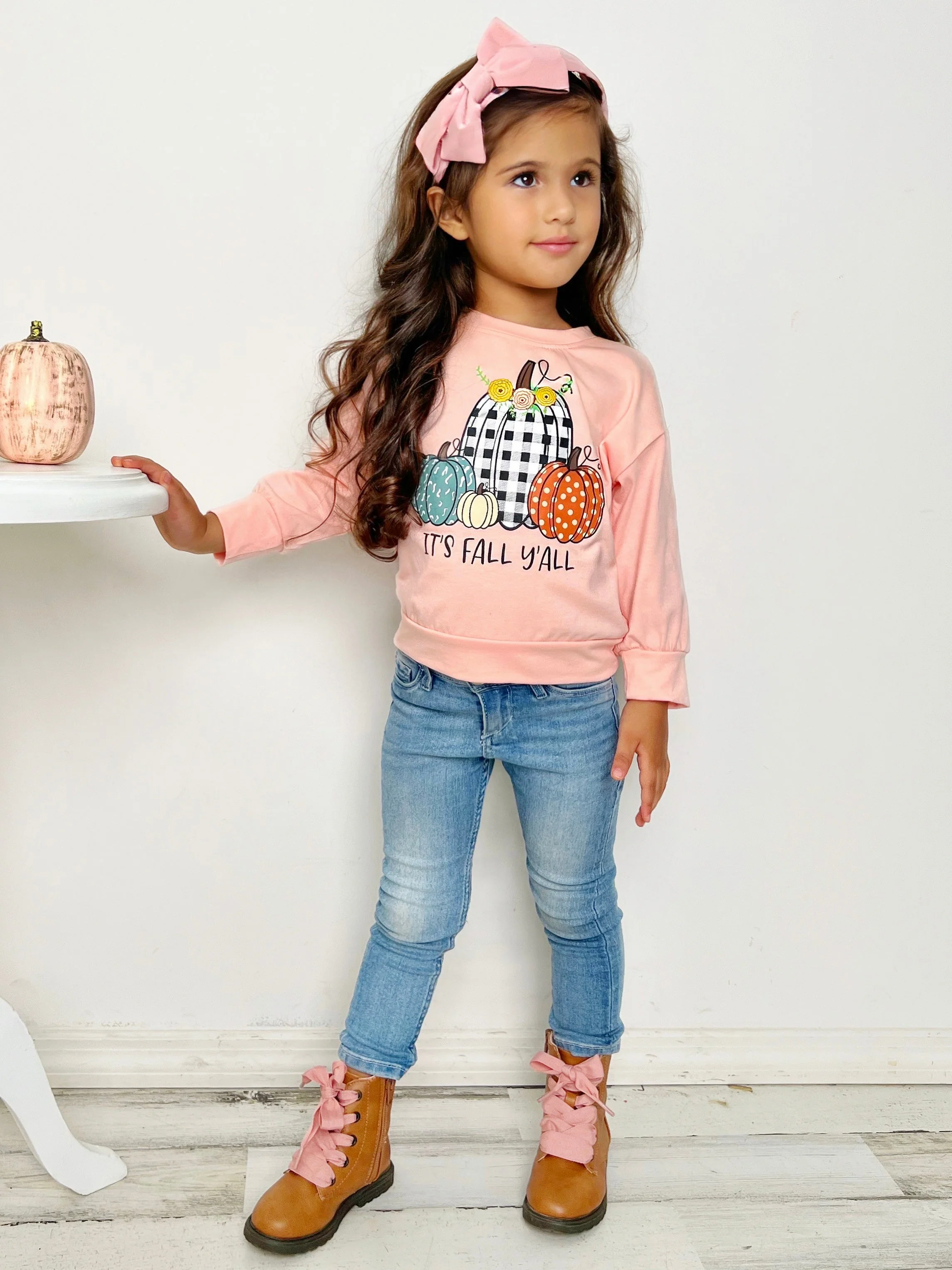 It's Fall Y'all Pumpkin Patch Pullover - Image 4