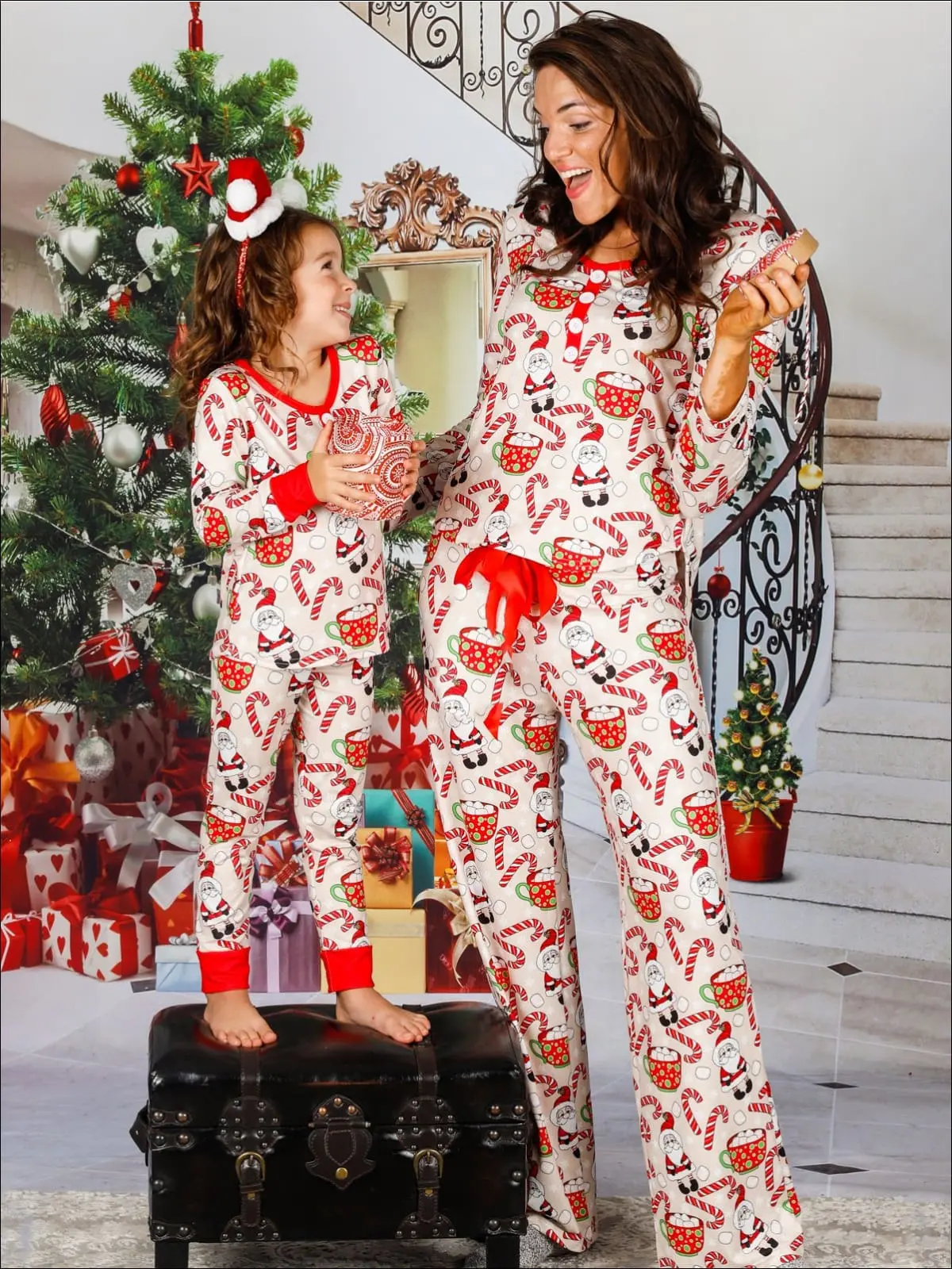 Mommy and Me Marshmallow Cocoa Pajama Set - Image 4