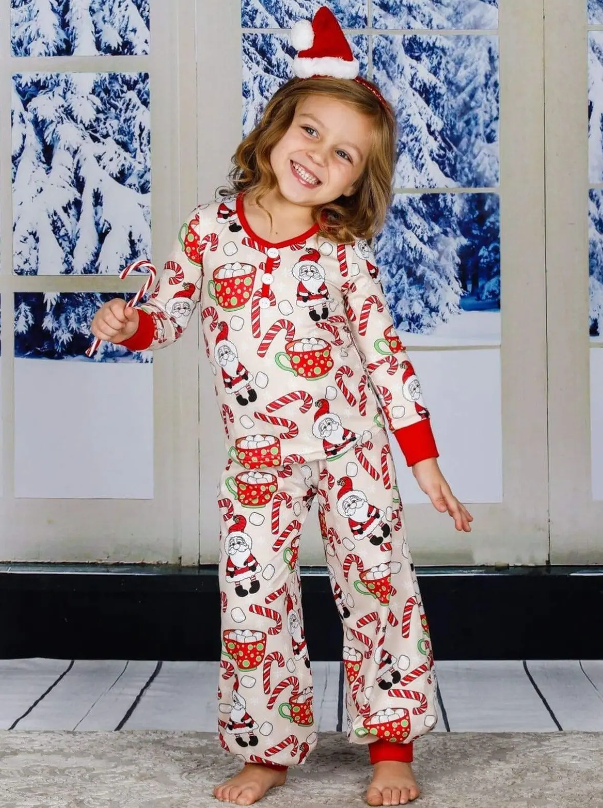 Mommy and Me Marshmallow Cocoa Pajama Set - Image 5