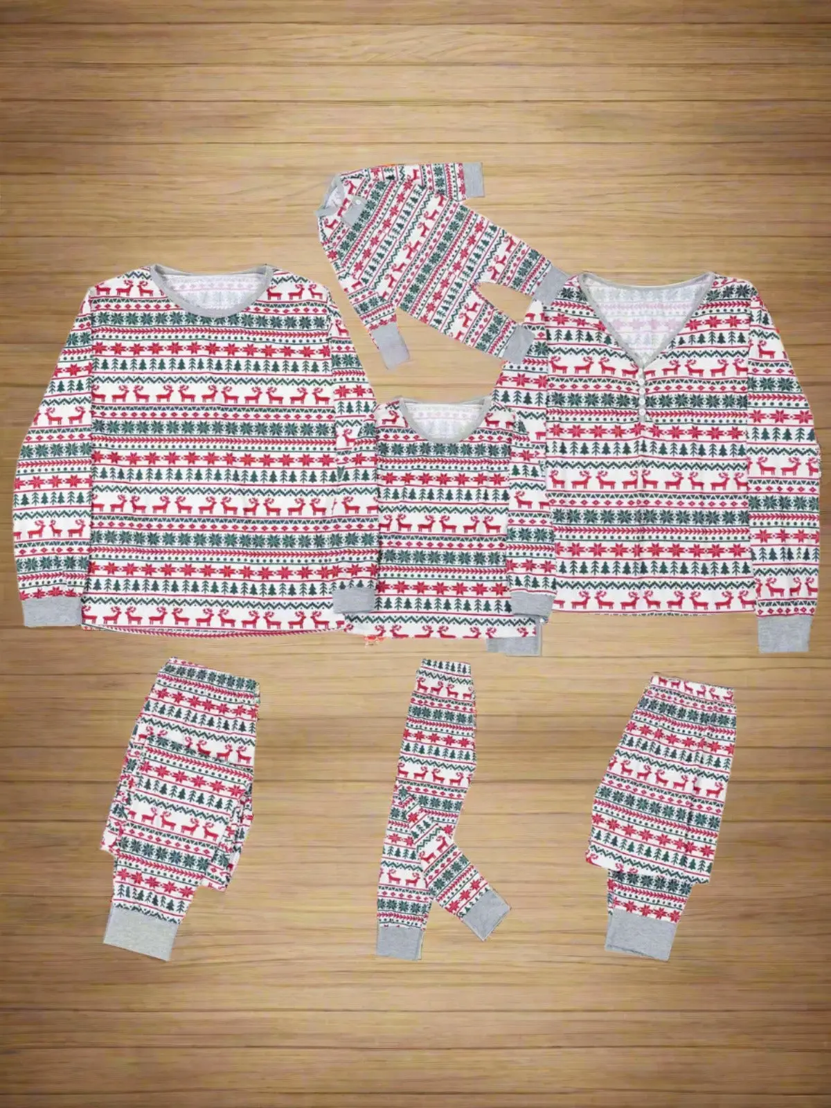 Family Style Winter Reindeer Pajamas - Image 3