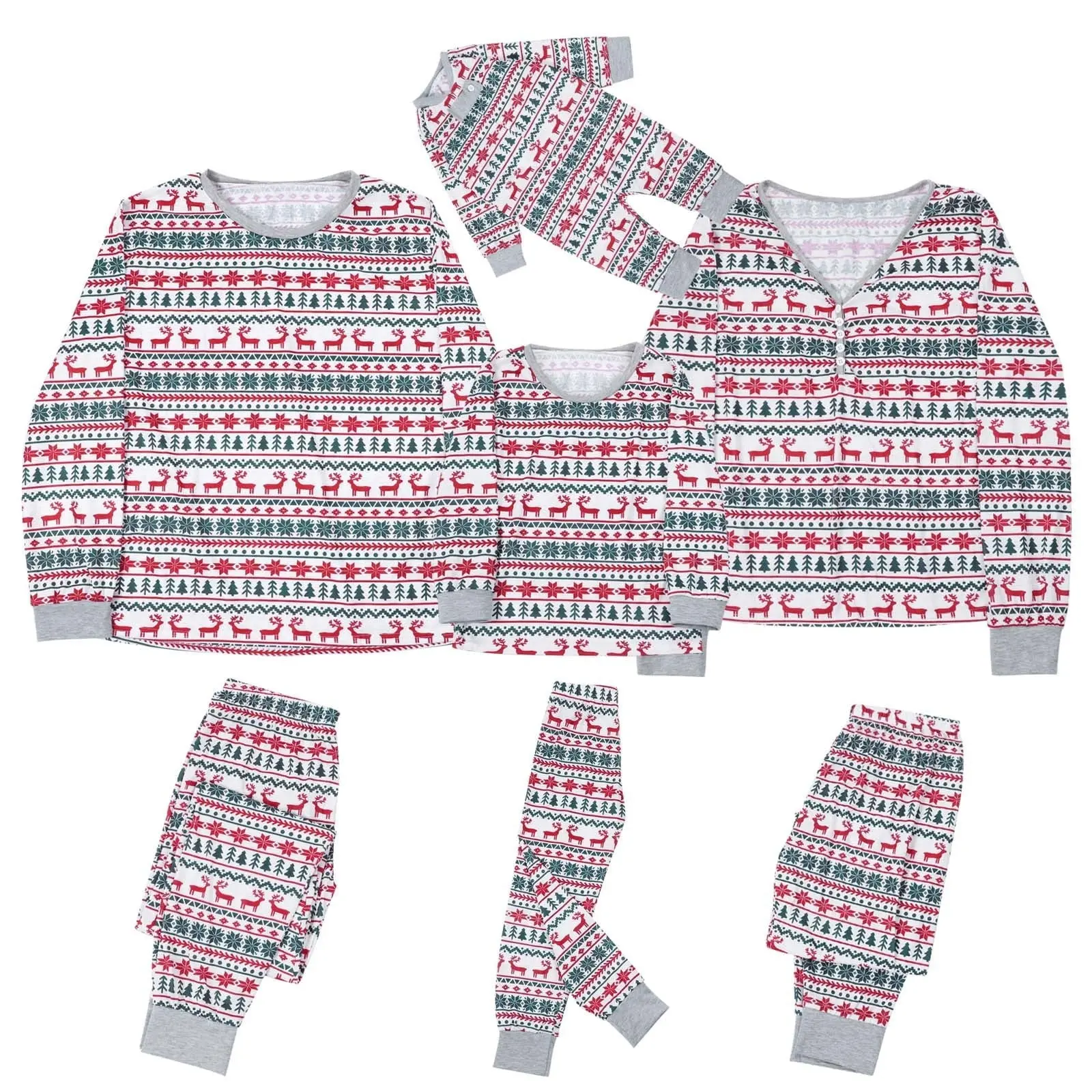 Family Style Winter Reindeer Pajamas - Image 6