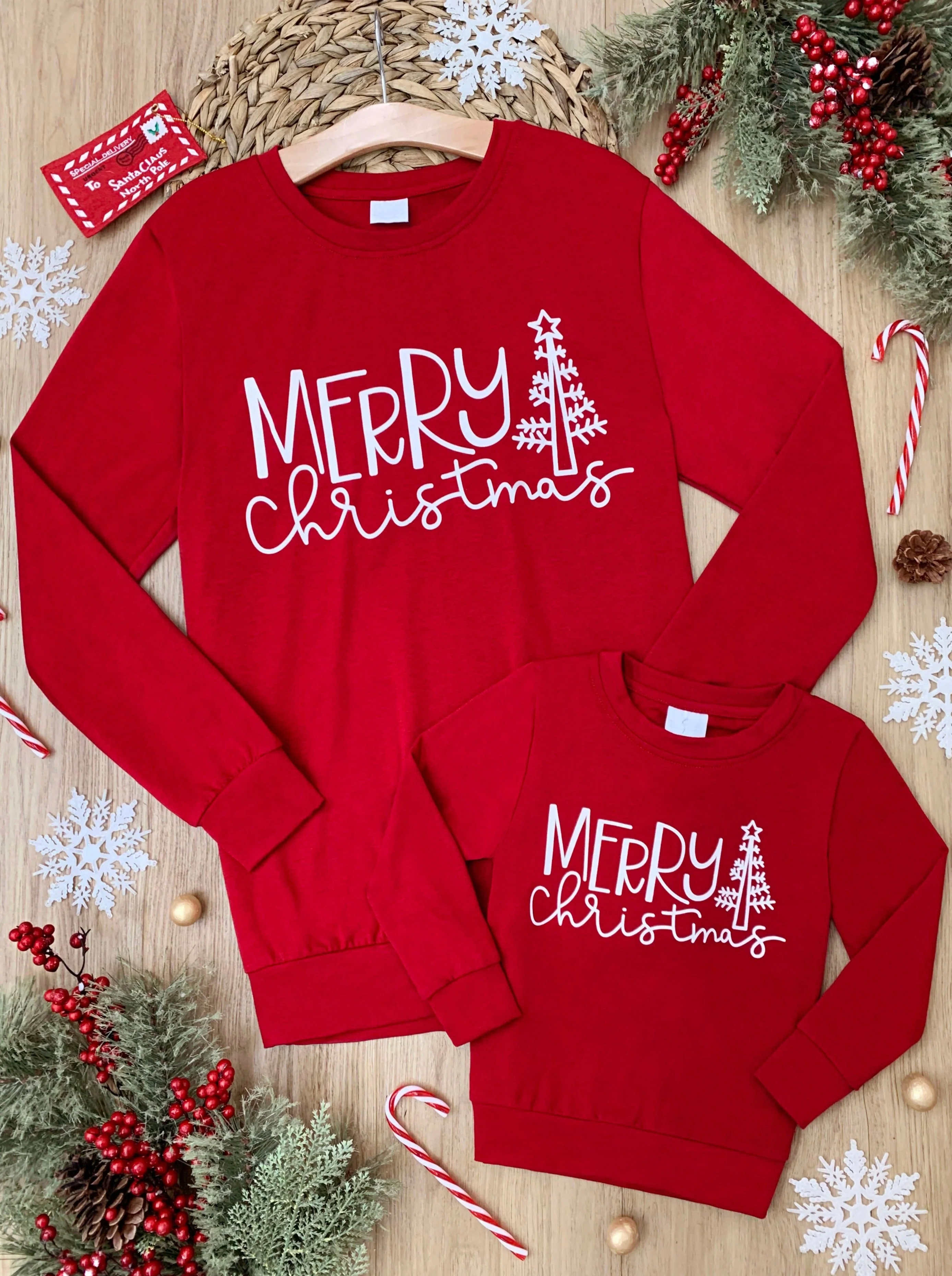 Mommy and Me Merry Christmas Top - Image 2