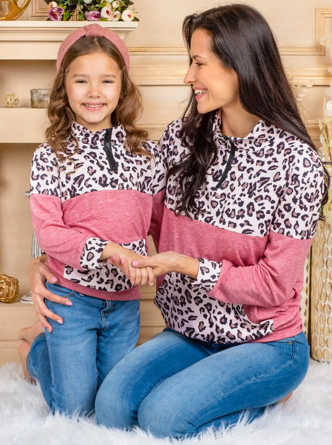 Mommy and Me Fierce Color Block Sweater - Image 2