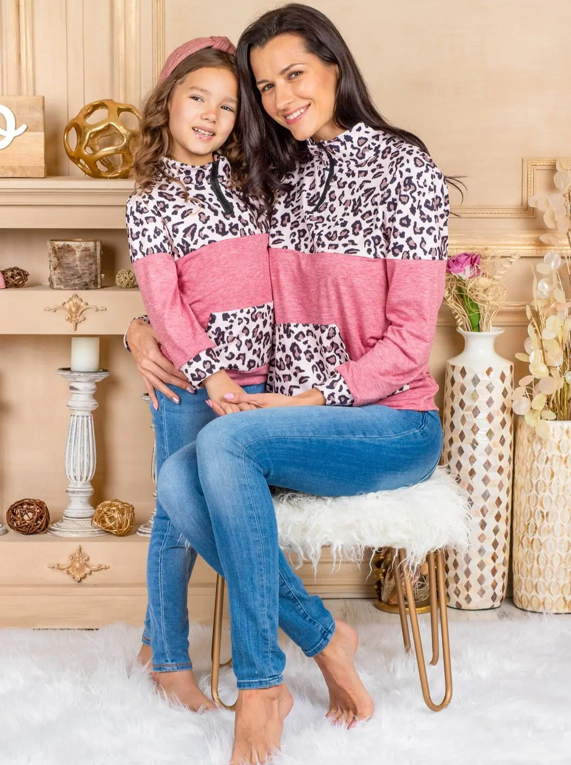 Mommy and Me Fierce Color Block Sweater - Image 5