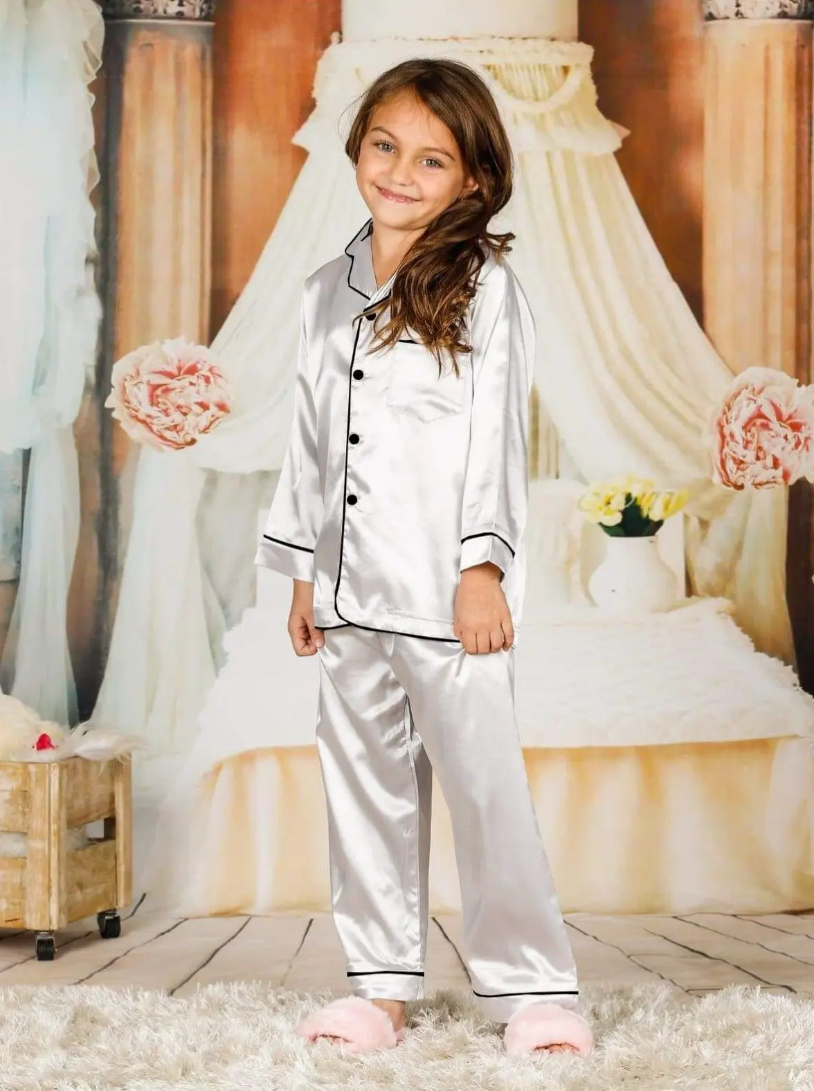 Women's Long Sleeve Button Down Pajamas - Image 13
