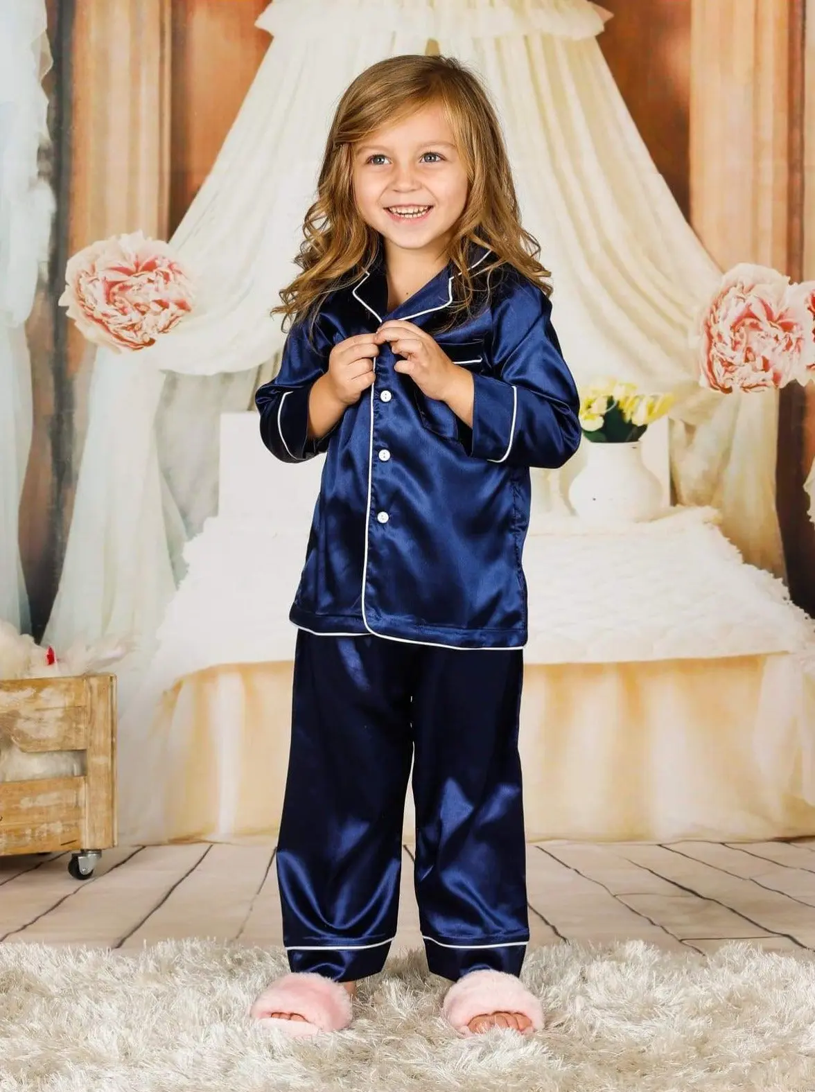 Women's Long Sleeve Button Down Pajamas - Image 14