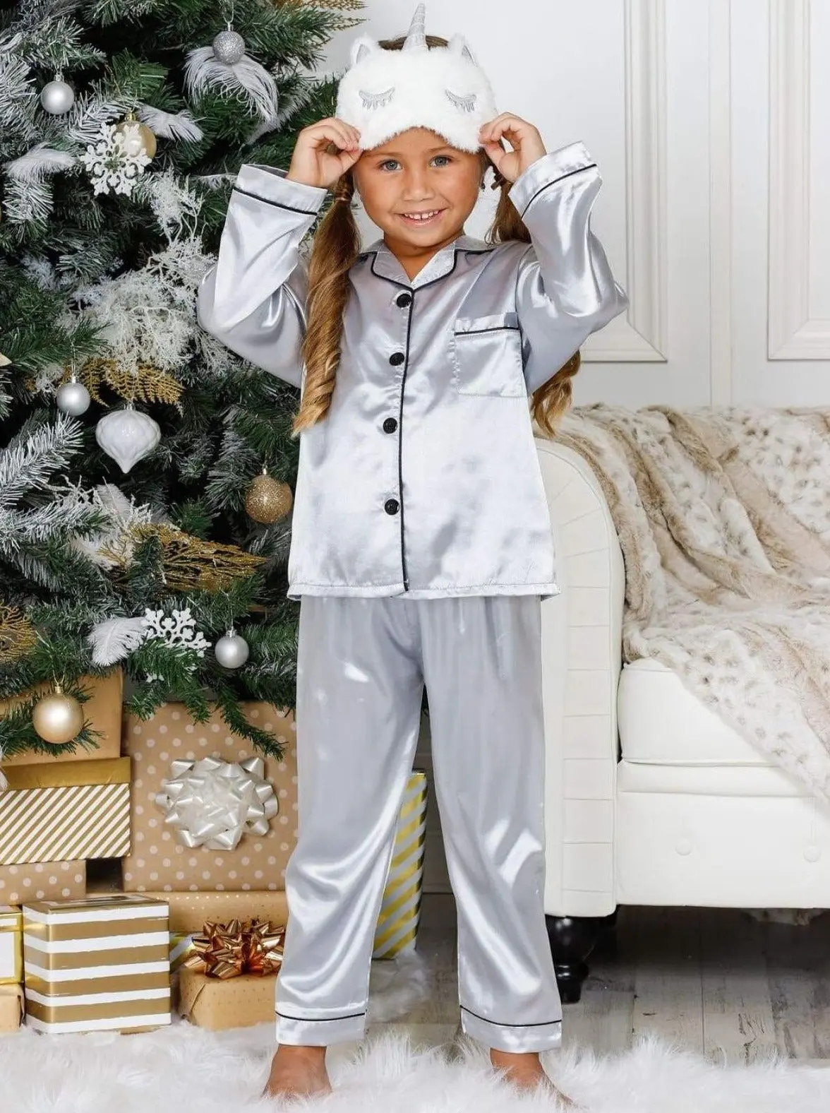 Women's Long Sleeve Button Down Pajamas - Image 5