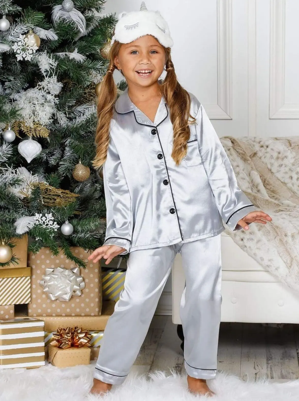 Women's Long Sleeve Button Down Pajamas - Image 8