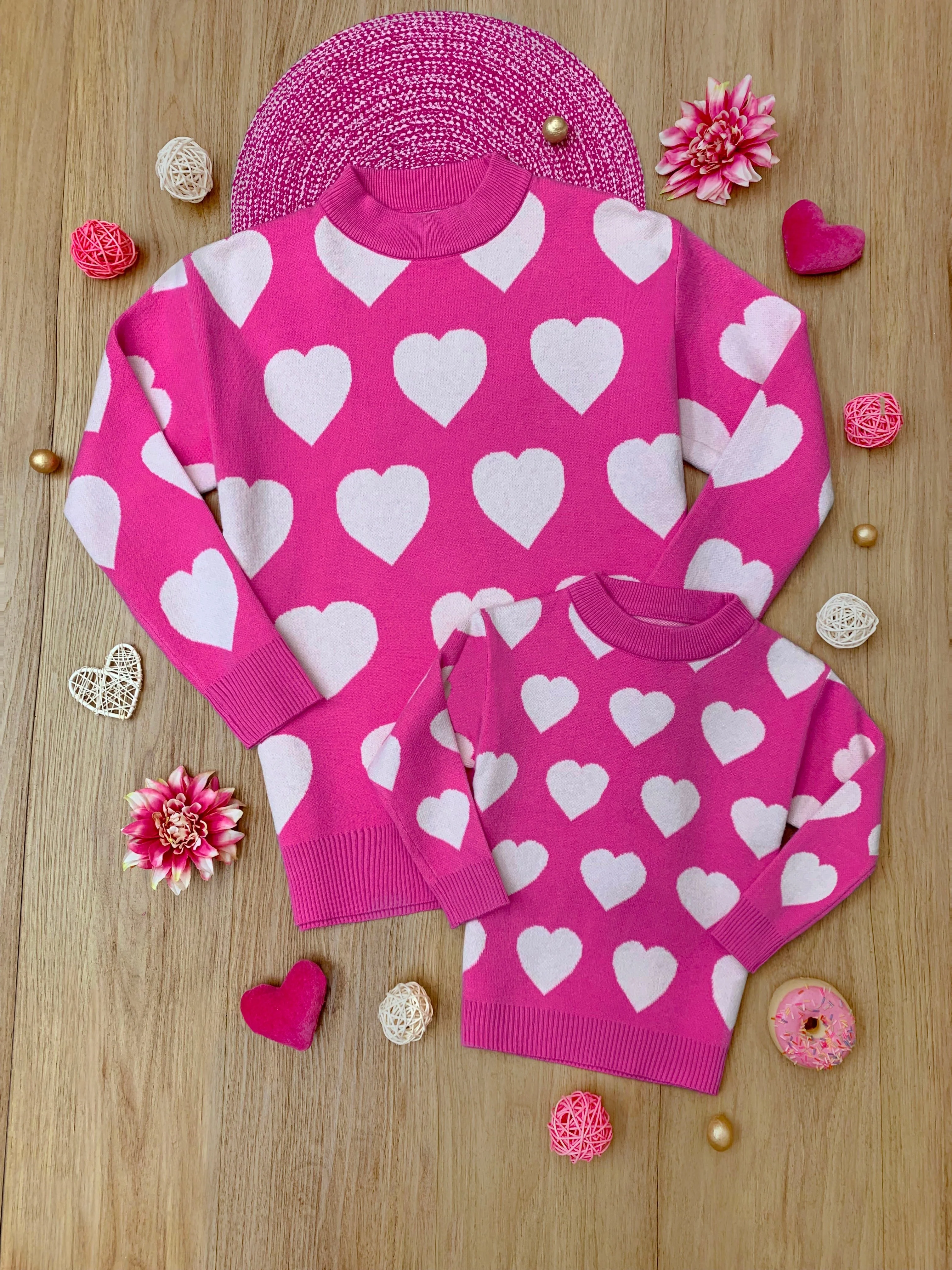 Mommy and Me Warms My Heart Sweater - Image 3