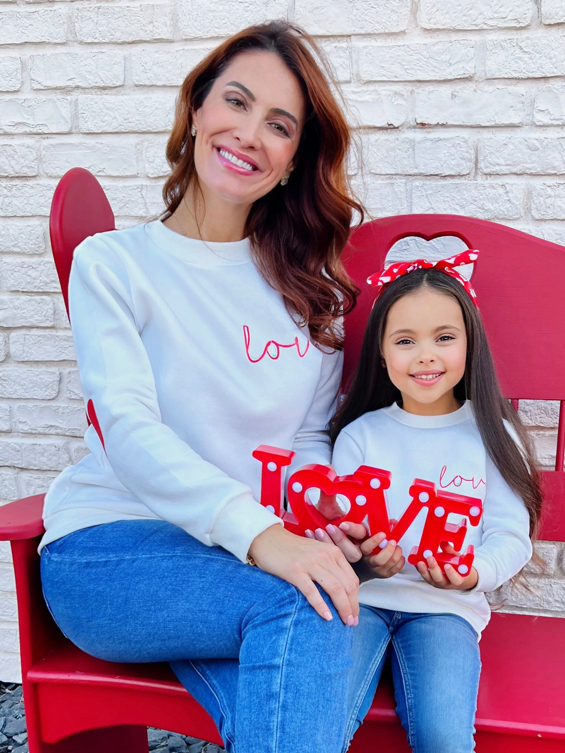 Mommy and Me Love Match Valentine's Day Sweatshirt - Image 3
