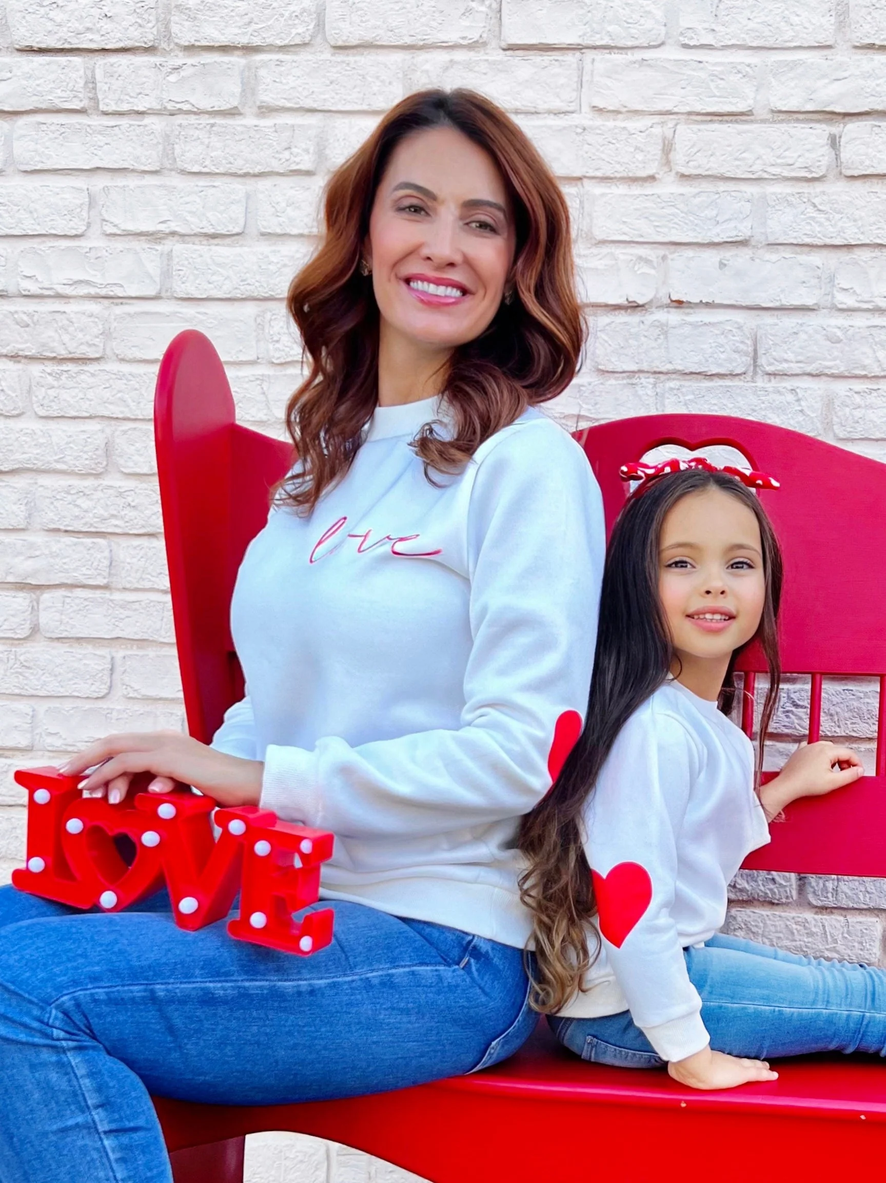Mommy and Me Love Match Valentine's Day Sweatshirt - Image 5