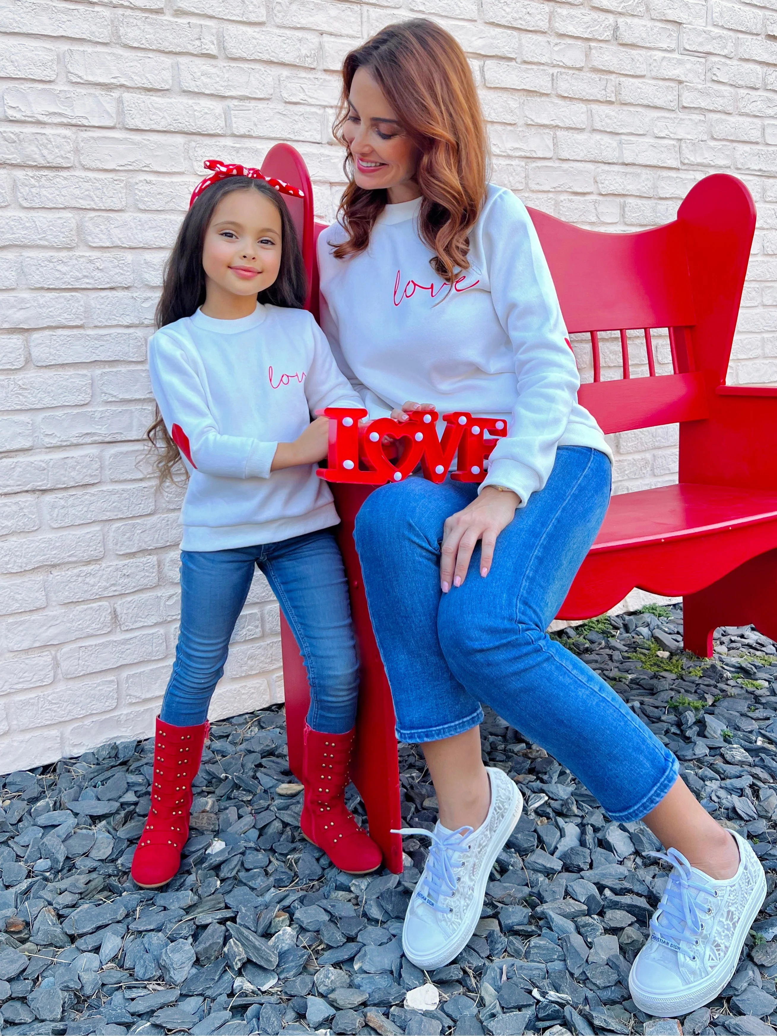 Mommy and Me Love Match Valentine's Day Sweatshirt - Image 6