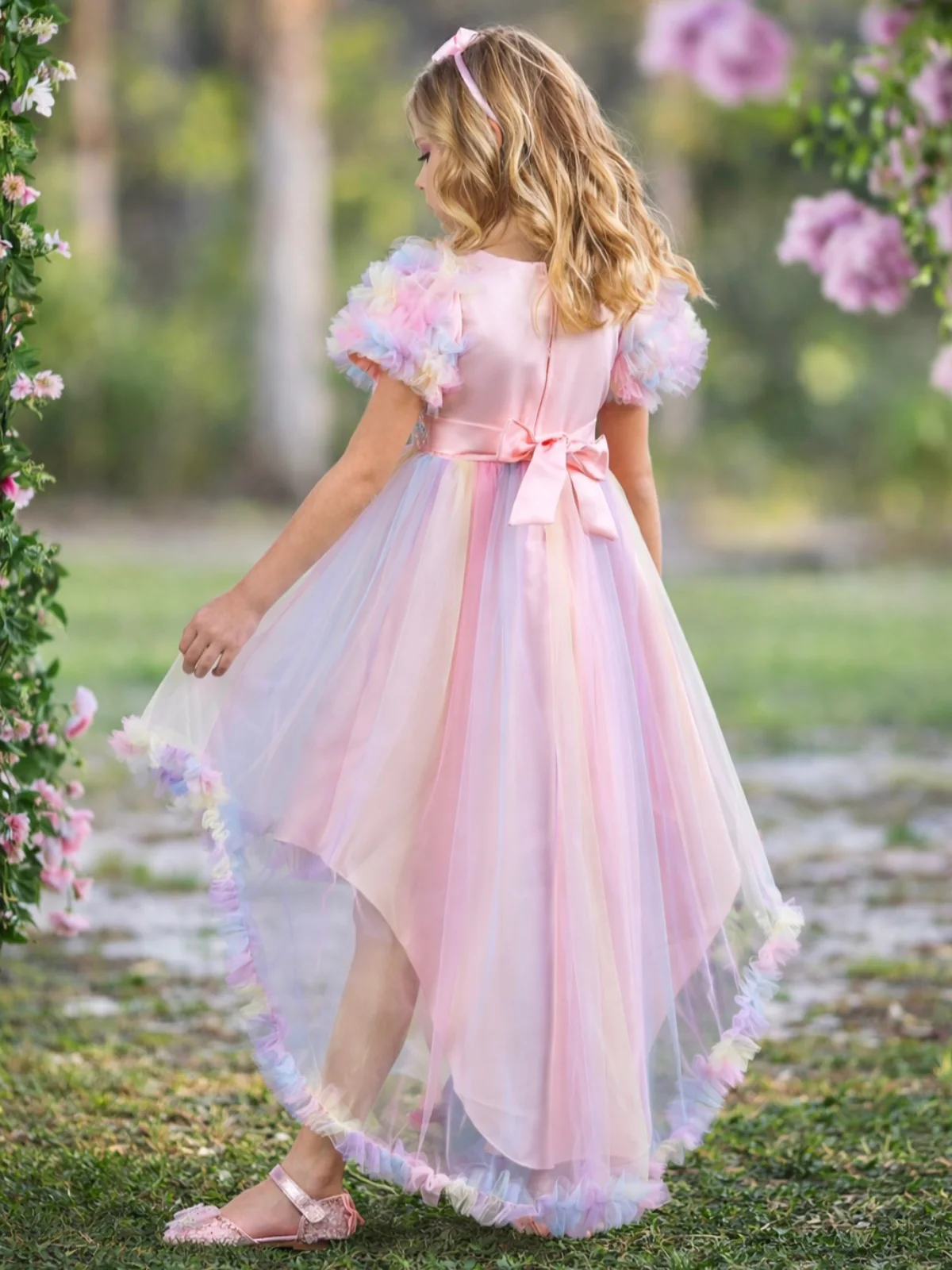 My Pastel Party Rainbow Dressy Dress - Image 2