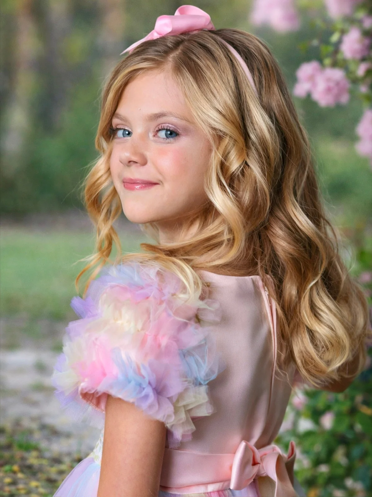 My Pastel Party Rainbow Dressy Dress - Image 4