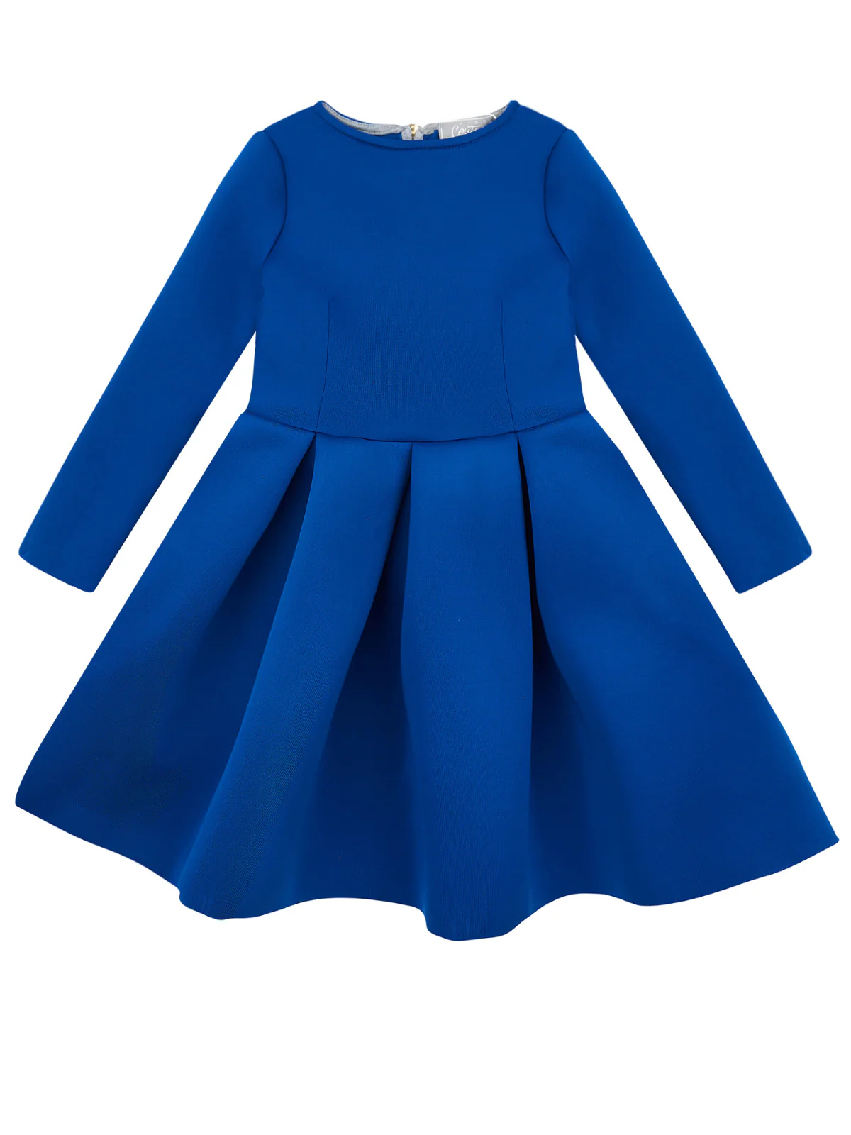 Blue Pleated Midi Dress by Kids Couture - Image 2