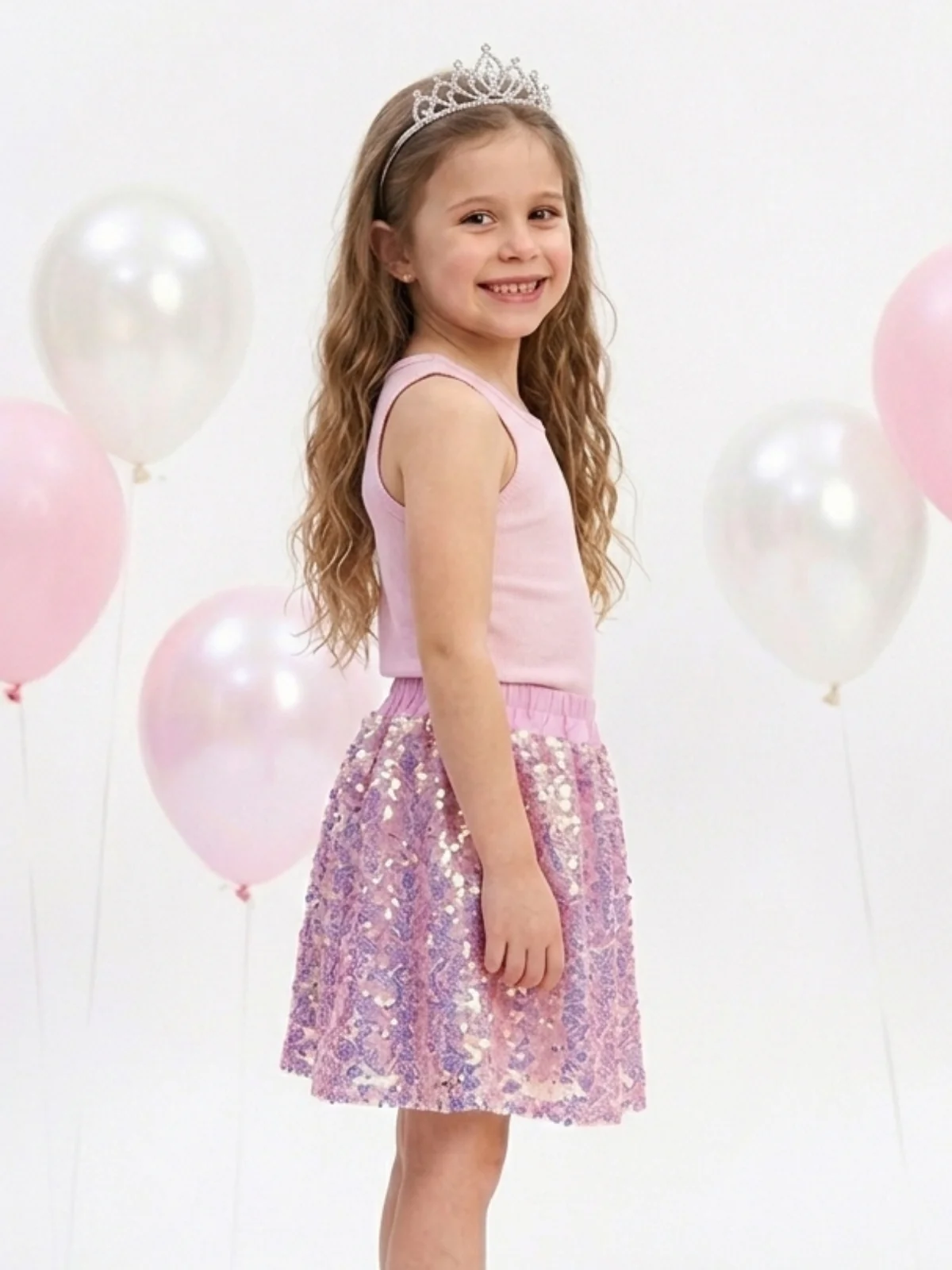 Ombré Sparkle Sequin Skirt - Image 2