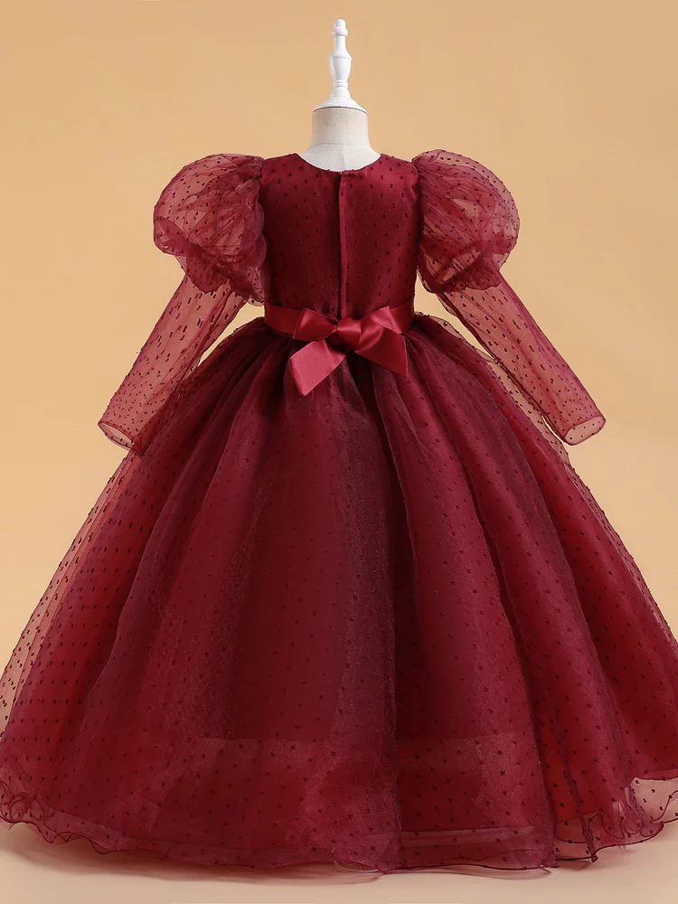 Off To The Ball Puff Sleeve Special Occasion Dress - Image 2