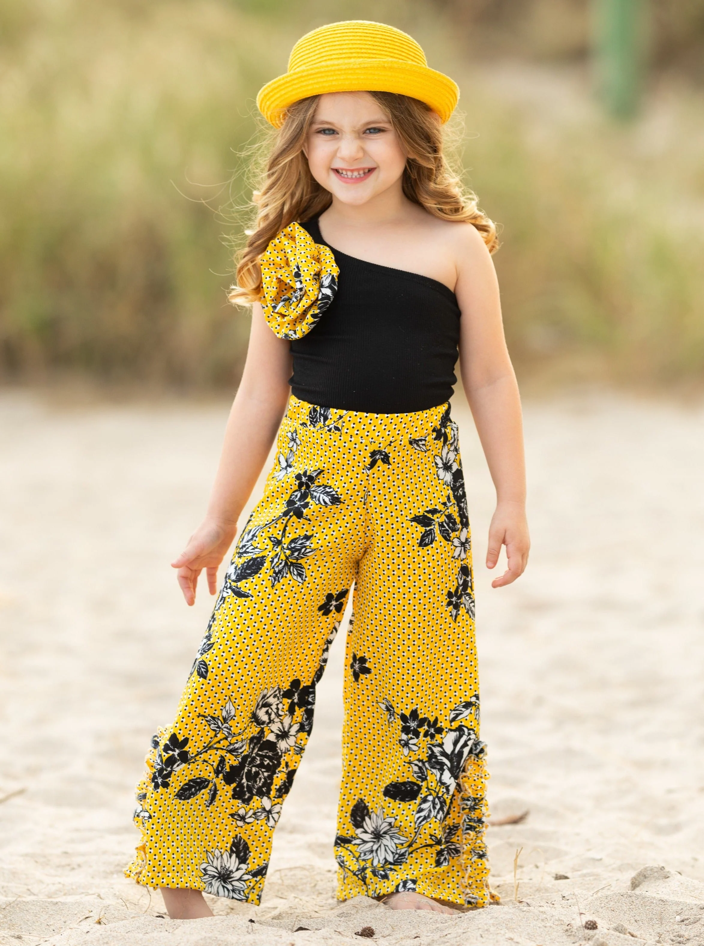 A Fabulous Day One-Shoulder Palazzo Pants Set - Image 2