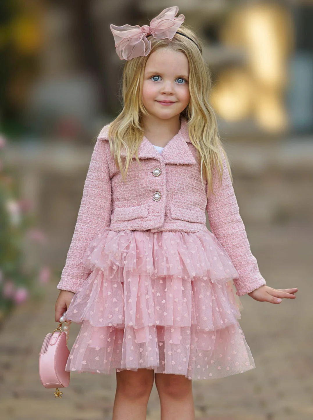 Fairy Flutter Pink Jacket and Tutu Skirt Set - Image 5
