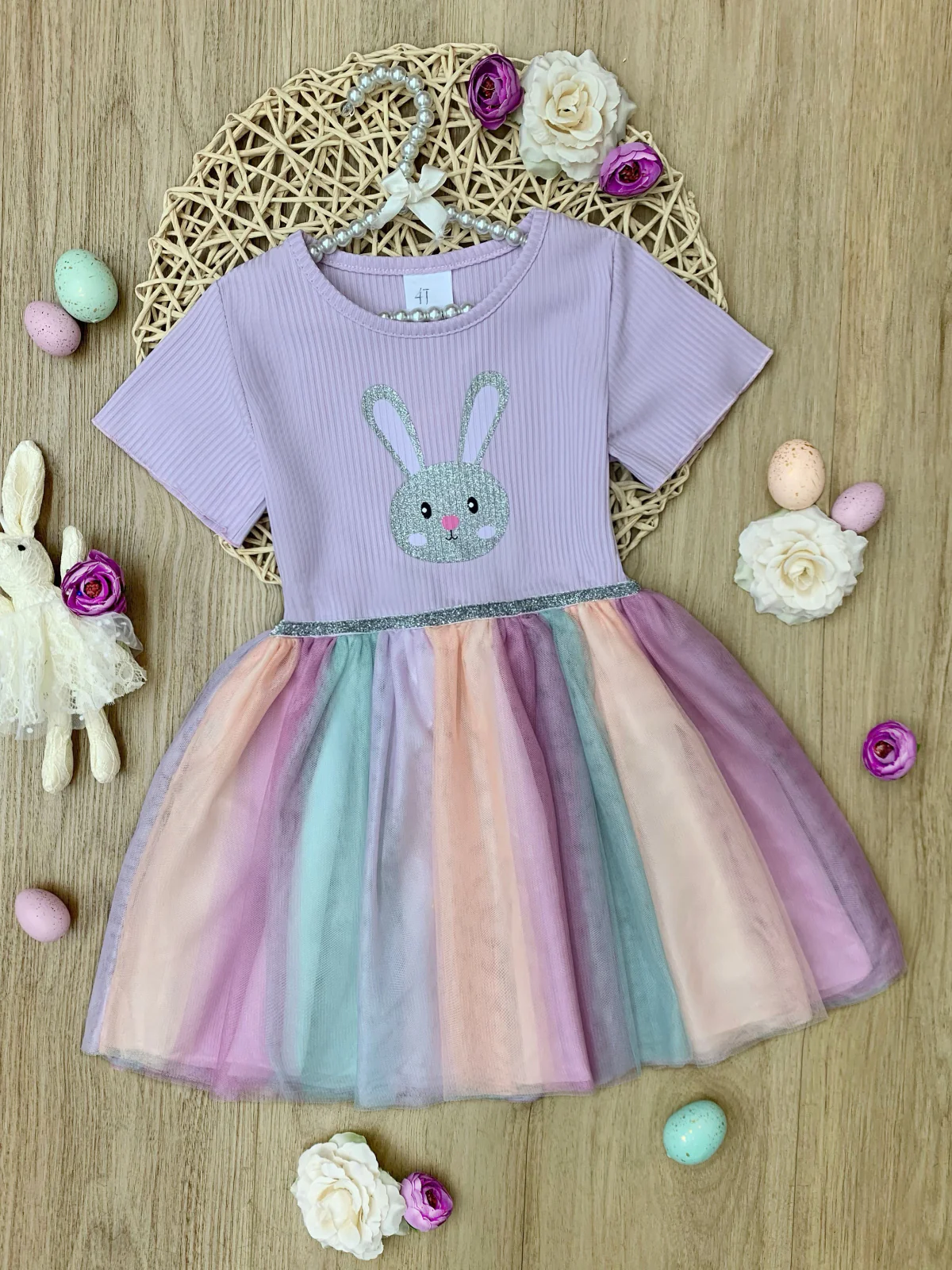Pastel Bunny Tutu Dress - Image 4