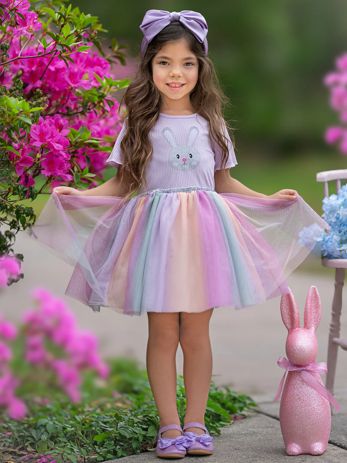 Pastel Bunny Tutu Dress - Image 6