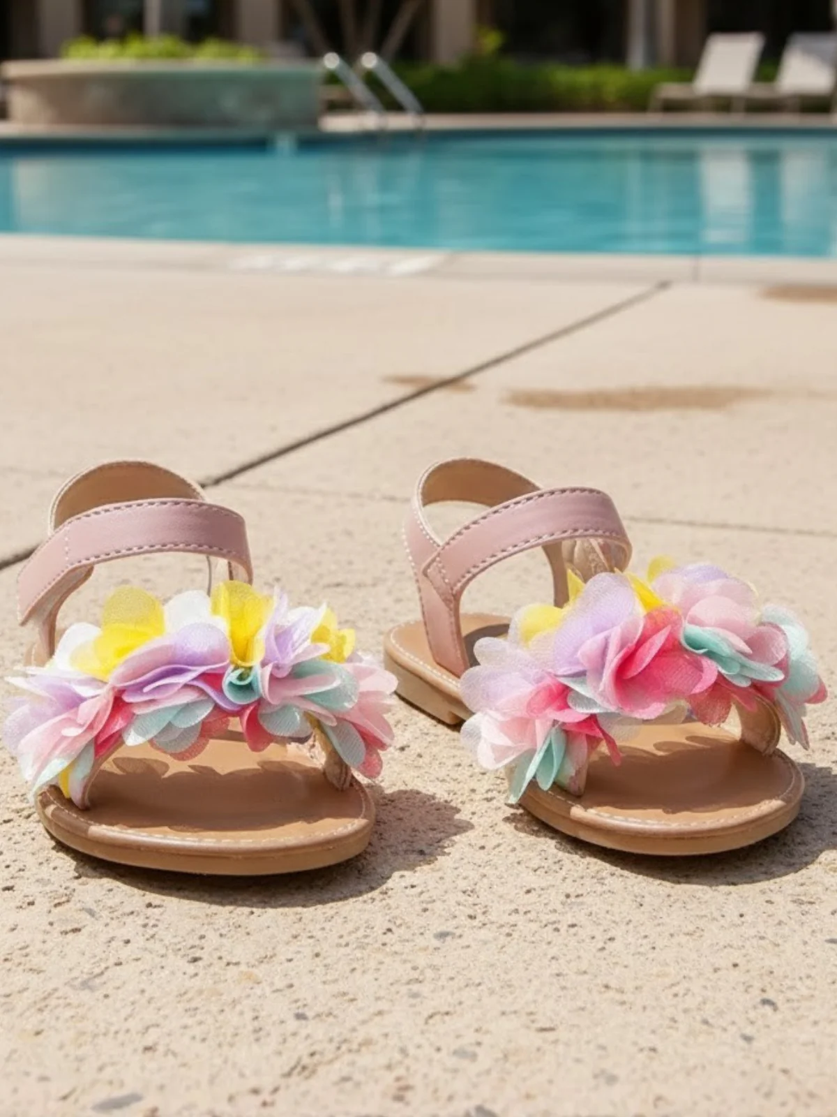 Pastel Petals Bloom Sandals - Image 4