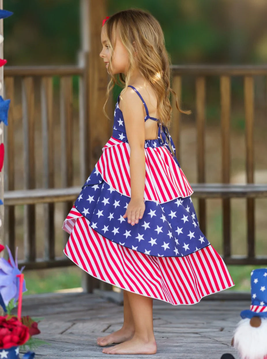 Patriotic Princess Tiered Dress - Image 4