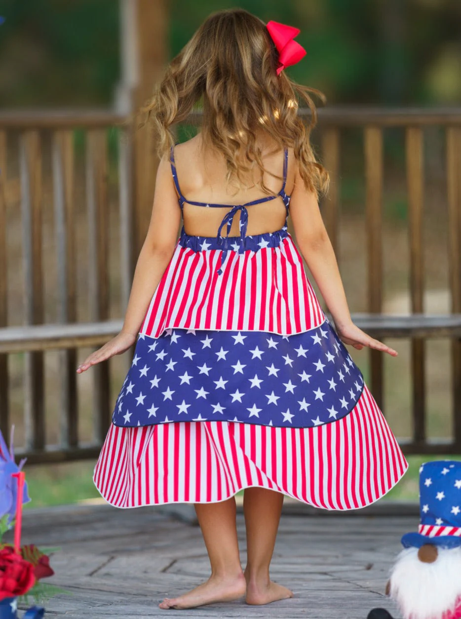 Patriotic Princess Tiered Dress - Image 5
