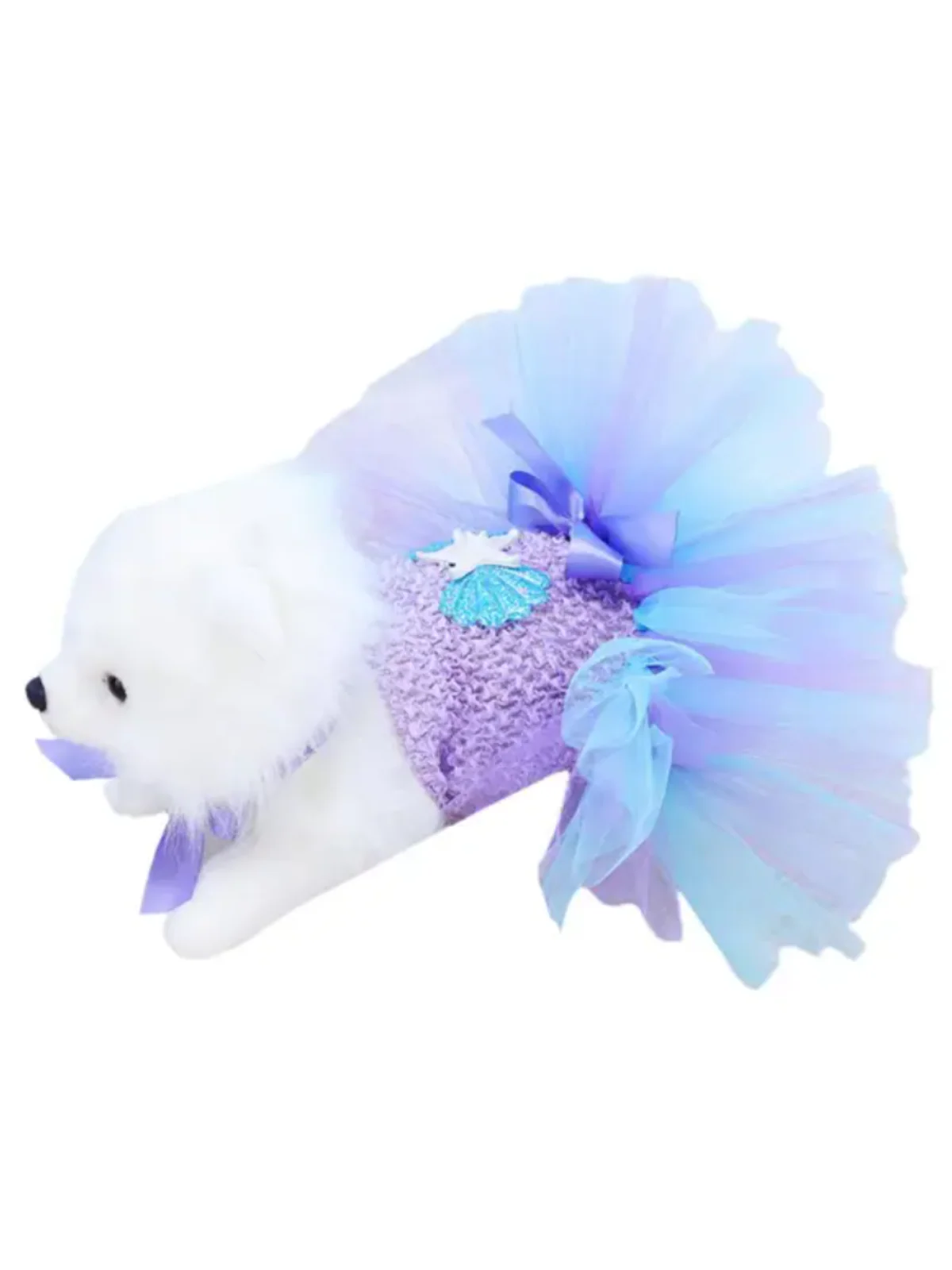 Dog Mermaid CuteTutu Dress Halloween Costume - Image 5