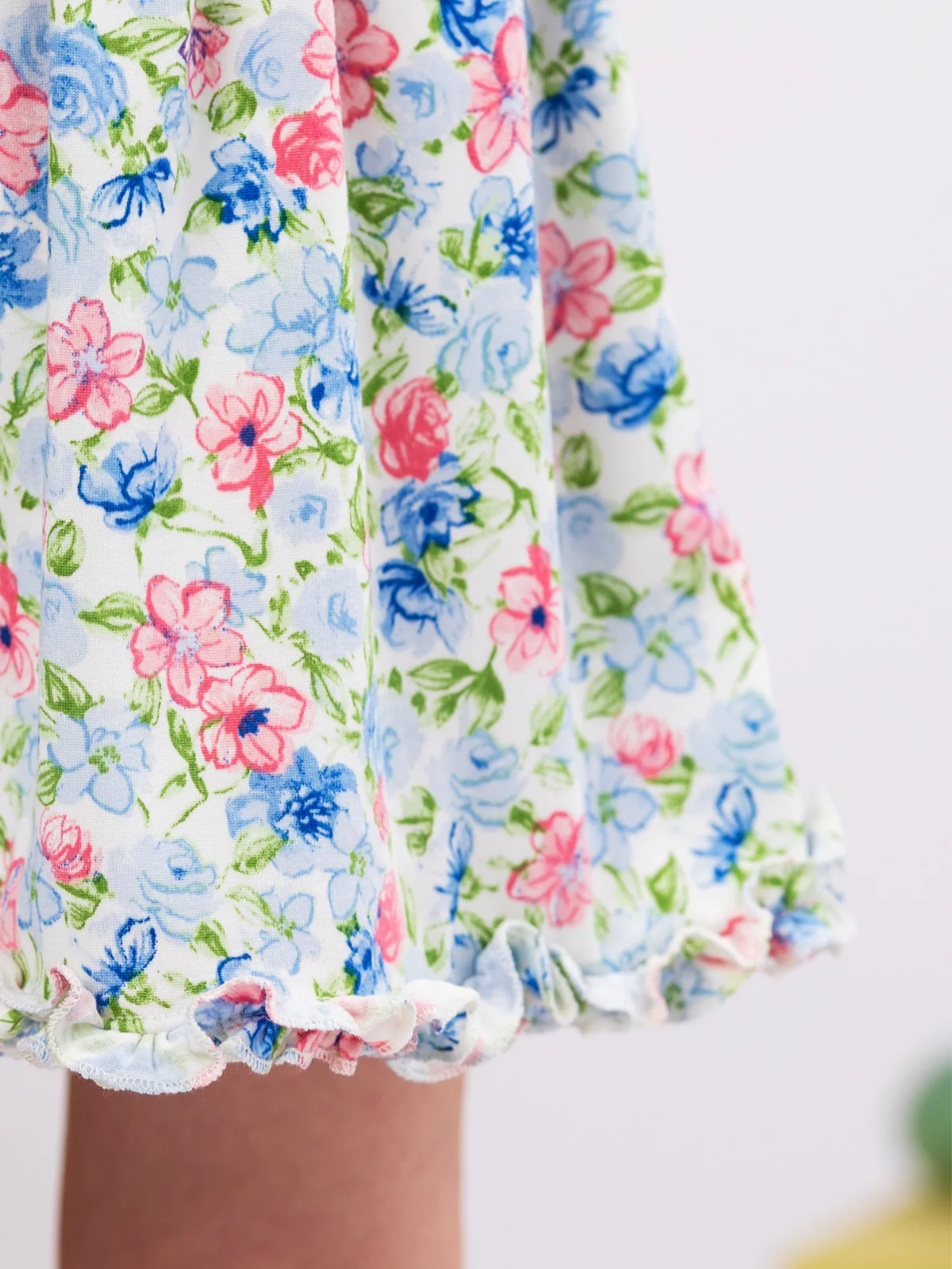 Petal Grace Sleeveless Floral Easter Dress - Image 5