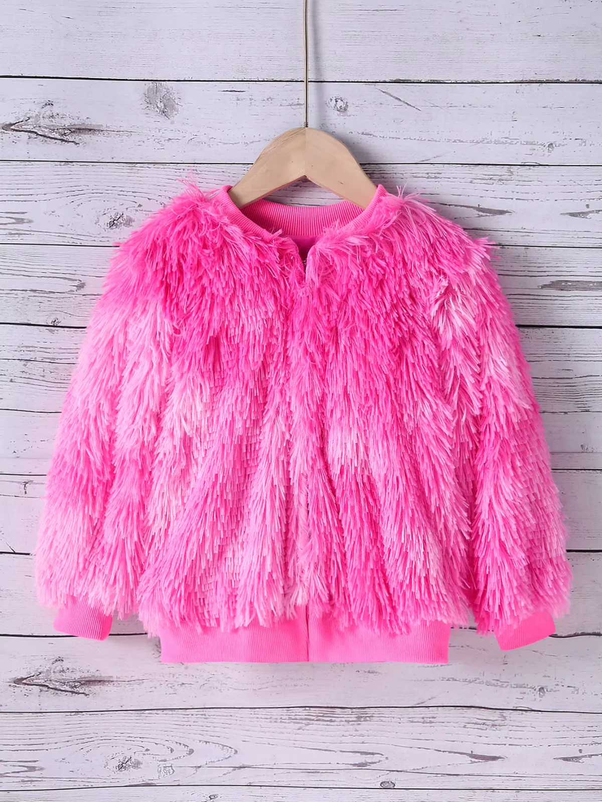 Petite Luxe Plush Fur Winter Coat - Image 2