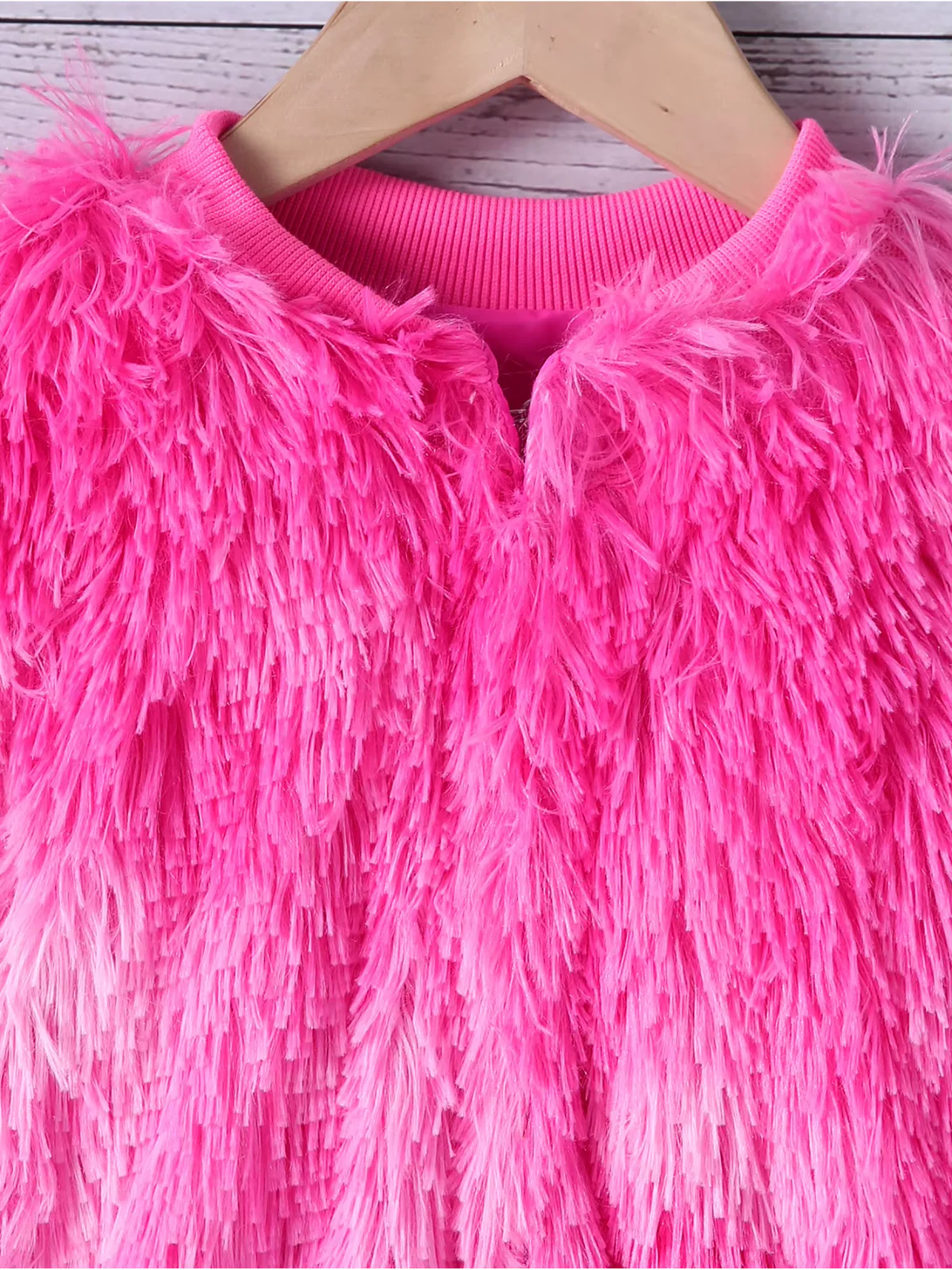 Petite Luxe Plush Fur Winter Coat - Image 7