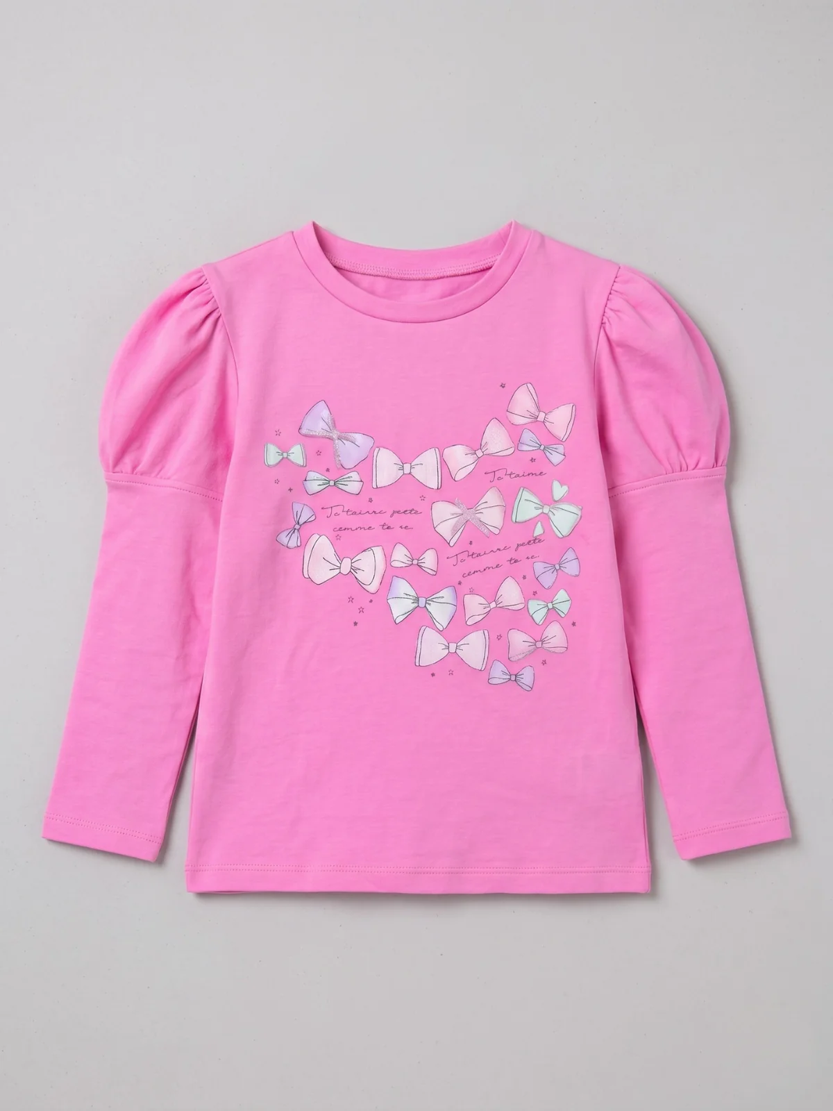 Charmed Bows Premium Cotton Puff Shoulder Top - Image 2