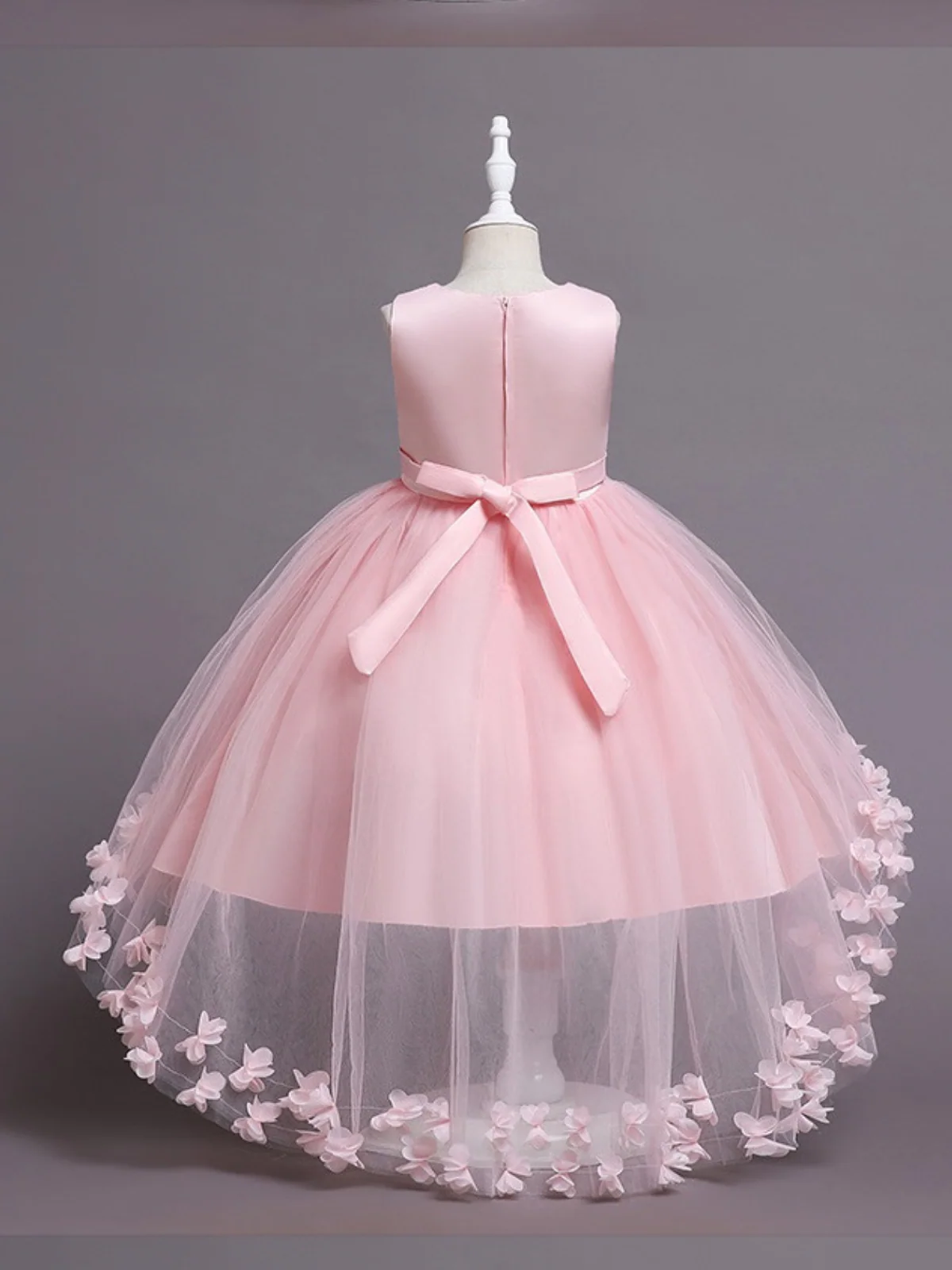 Fabulously Pink and Pretty Butterfly Special Occasion Dress - Image 6