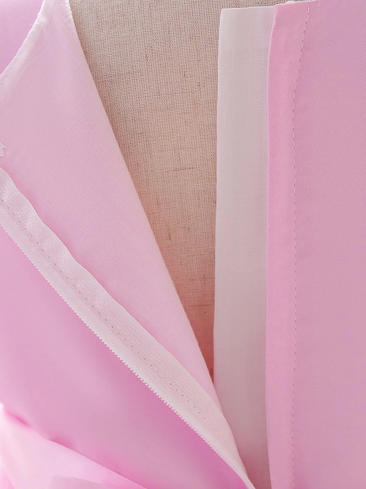 Blushing In Glam Pink Ruffle Tulle Gown - Image 5