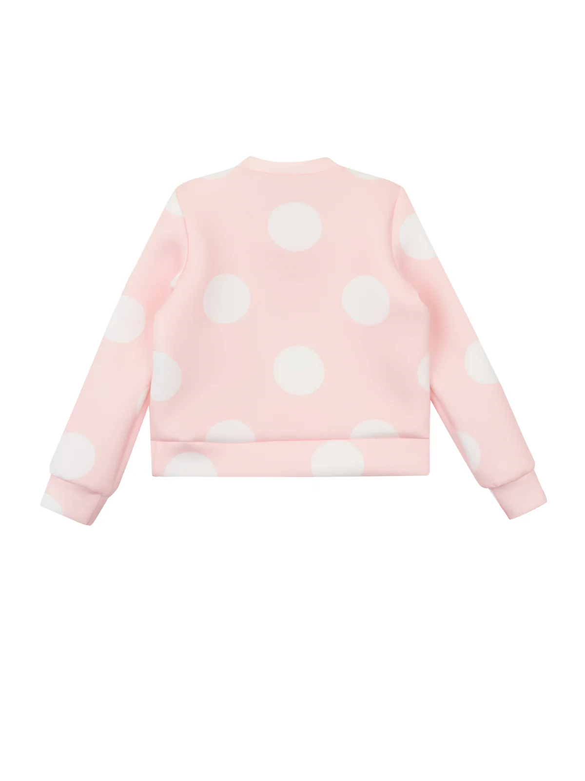 Pink Polka Dot Delight Sweatshirt by Kids Couture - Image 2