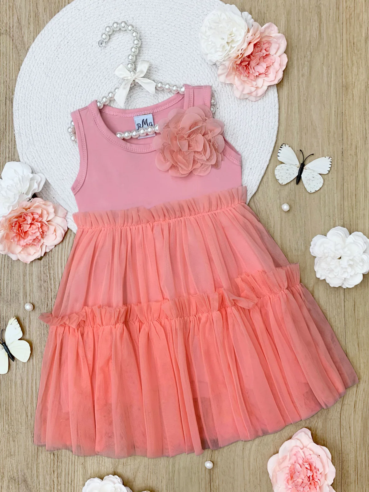 Pinky Dream Tiered Tutu Dress - Image 3
