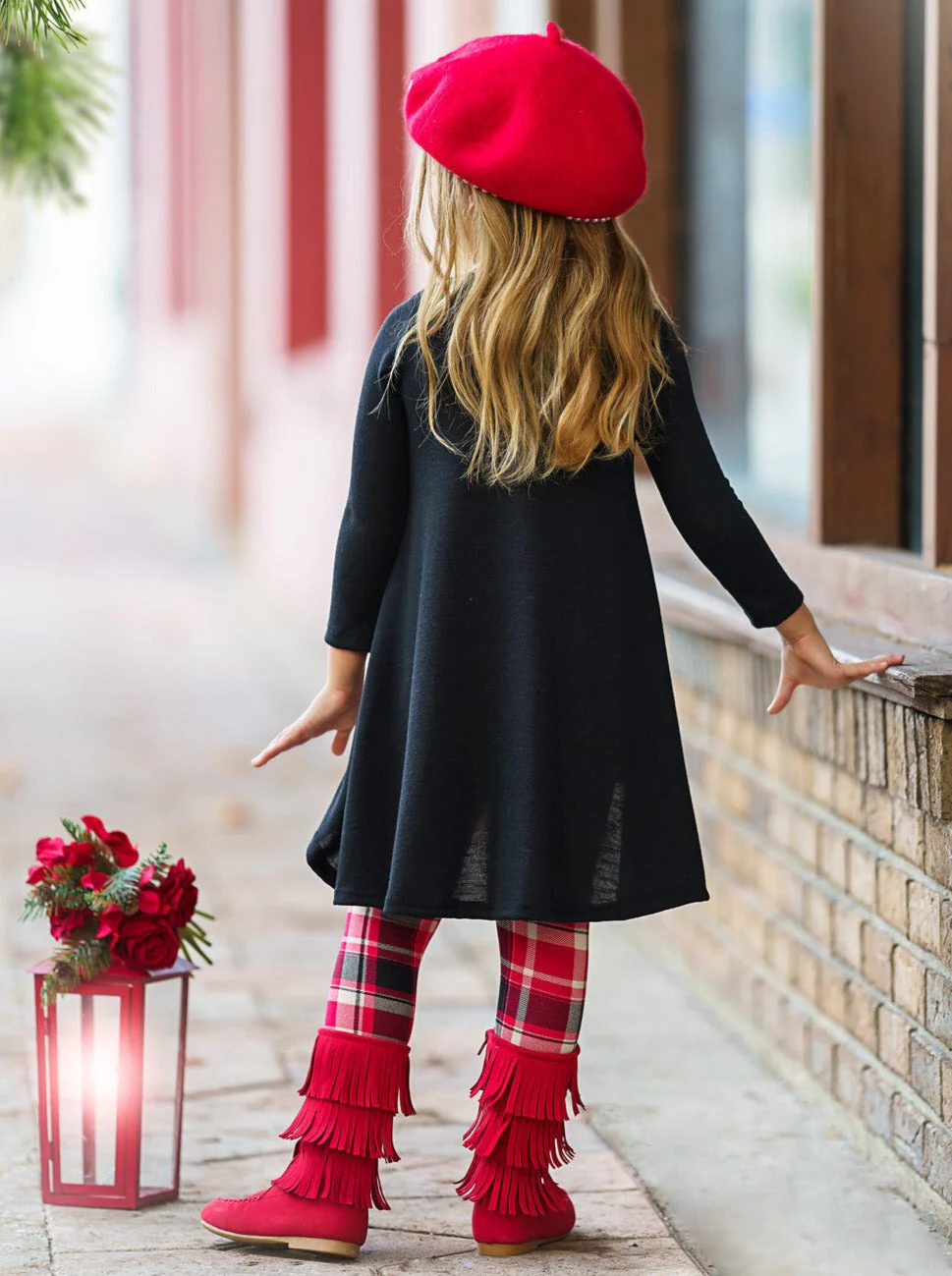 Girl Empowered Plaid Legging Set - Image 5