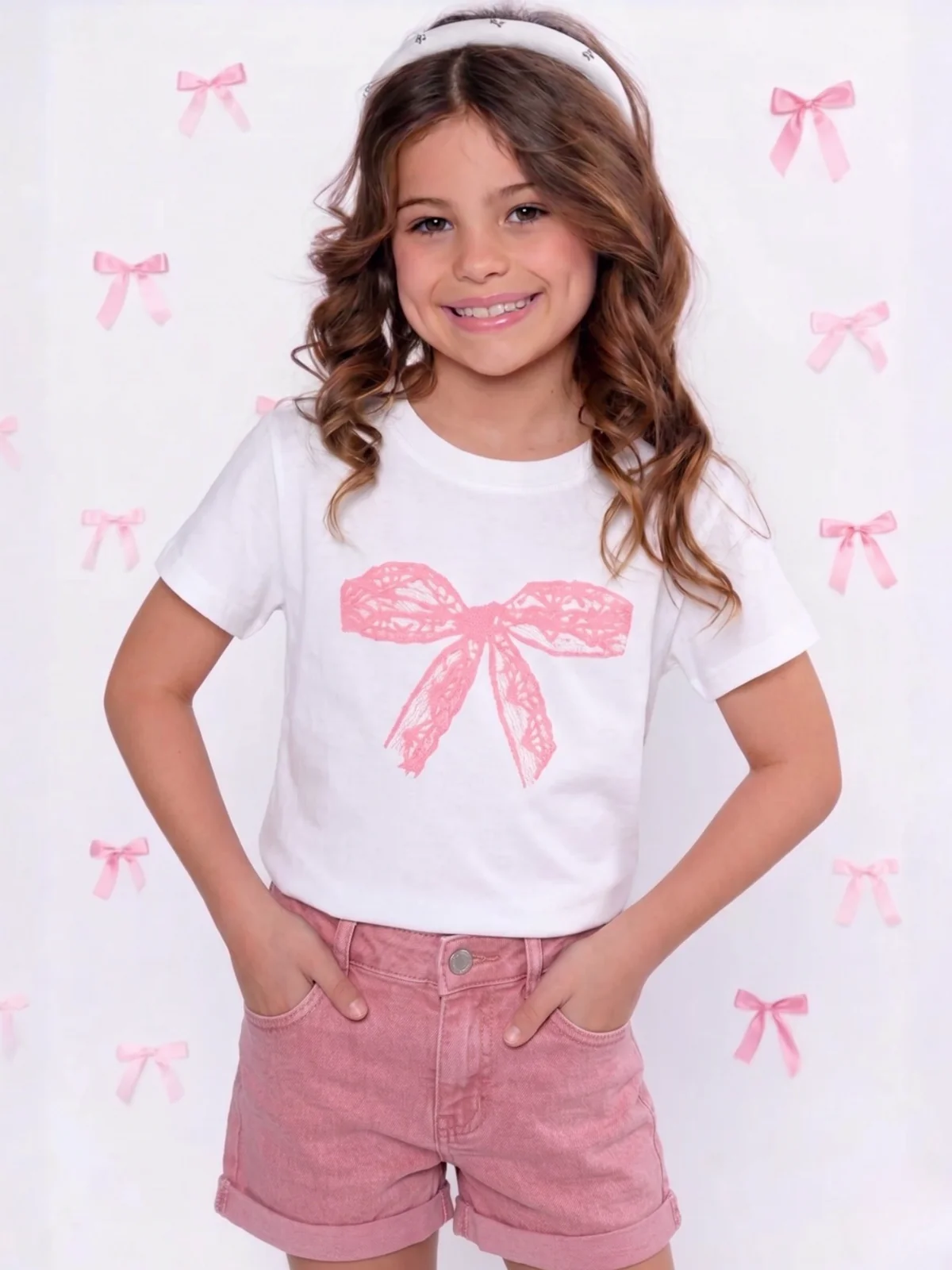 Classic and Cute Bow Graphic Tee - Image 2
