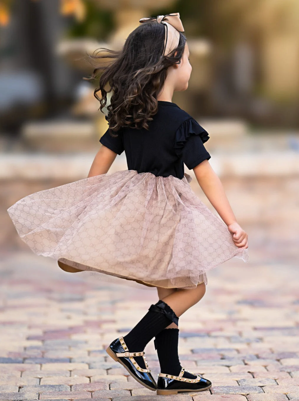 Playful Bow Tutu Dress - Image 2