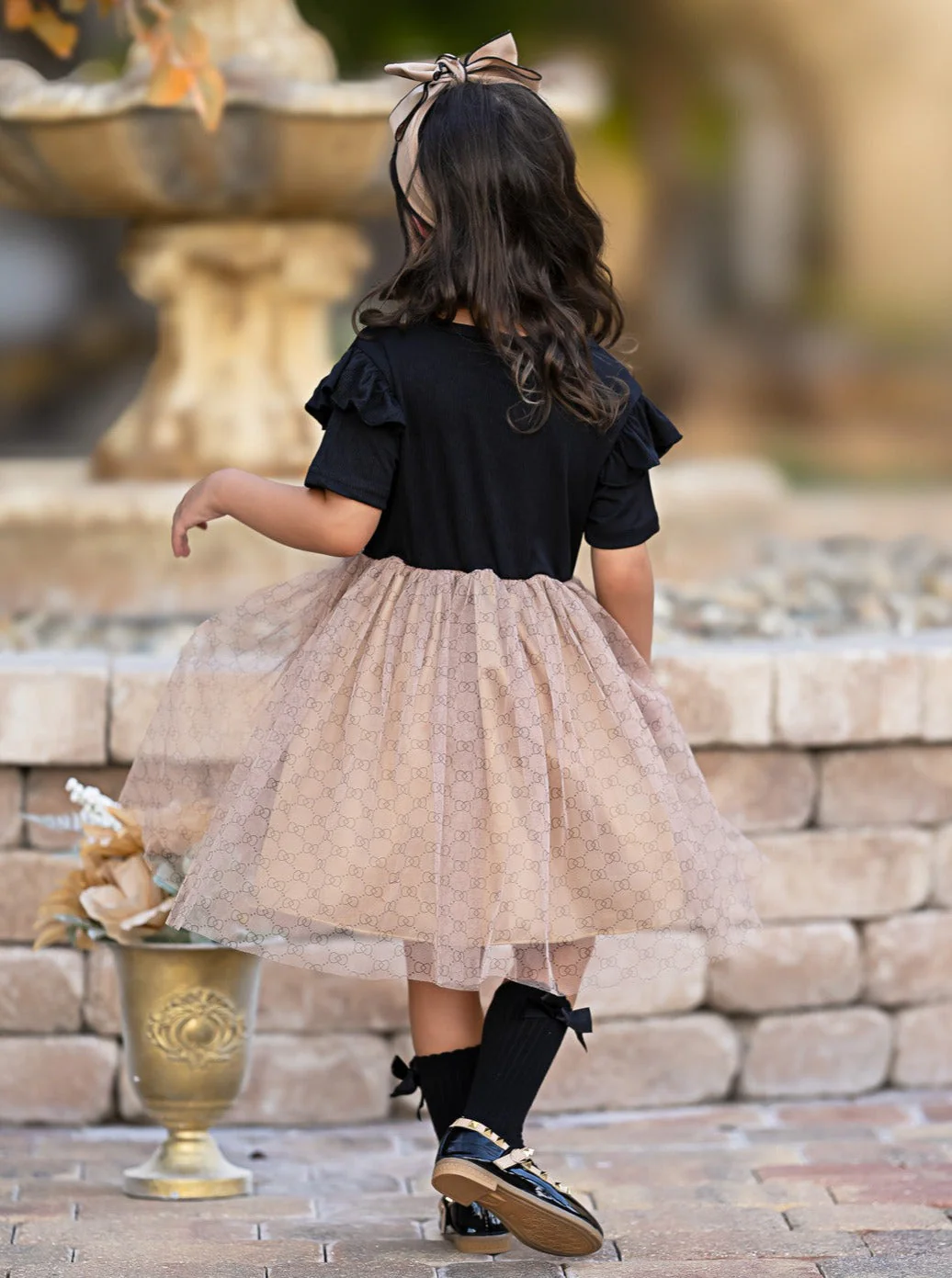 Playful Bow Tutu Dress - Image 3