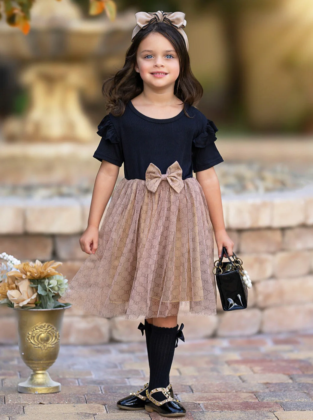 Playful Bow Tutu Dress - Image 4