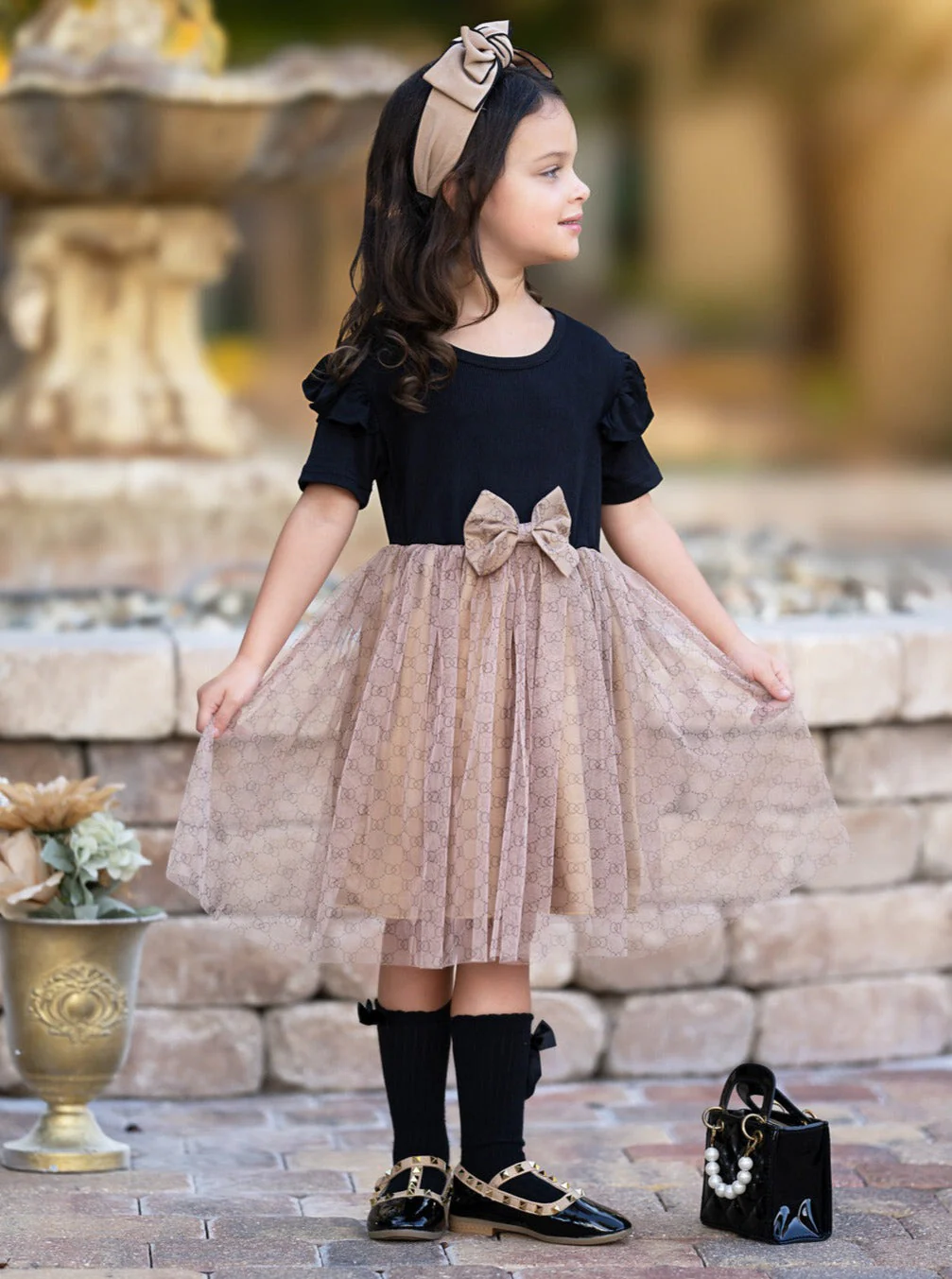 Playful Bow Tutu Dress - Image 6