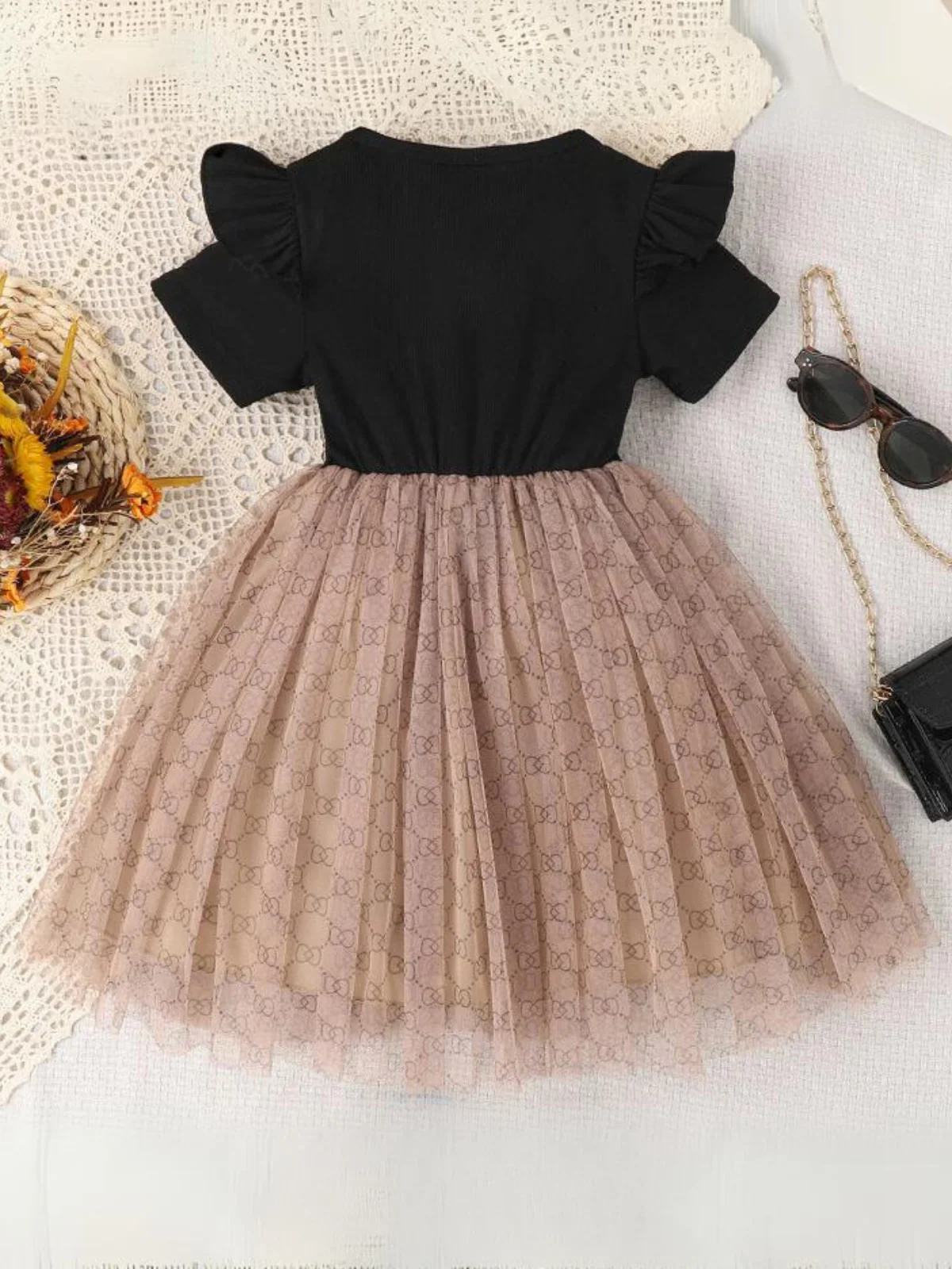 Playful Bow Tutu Dress - Image 7
